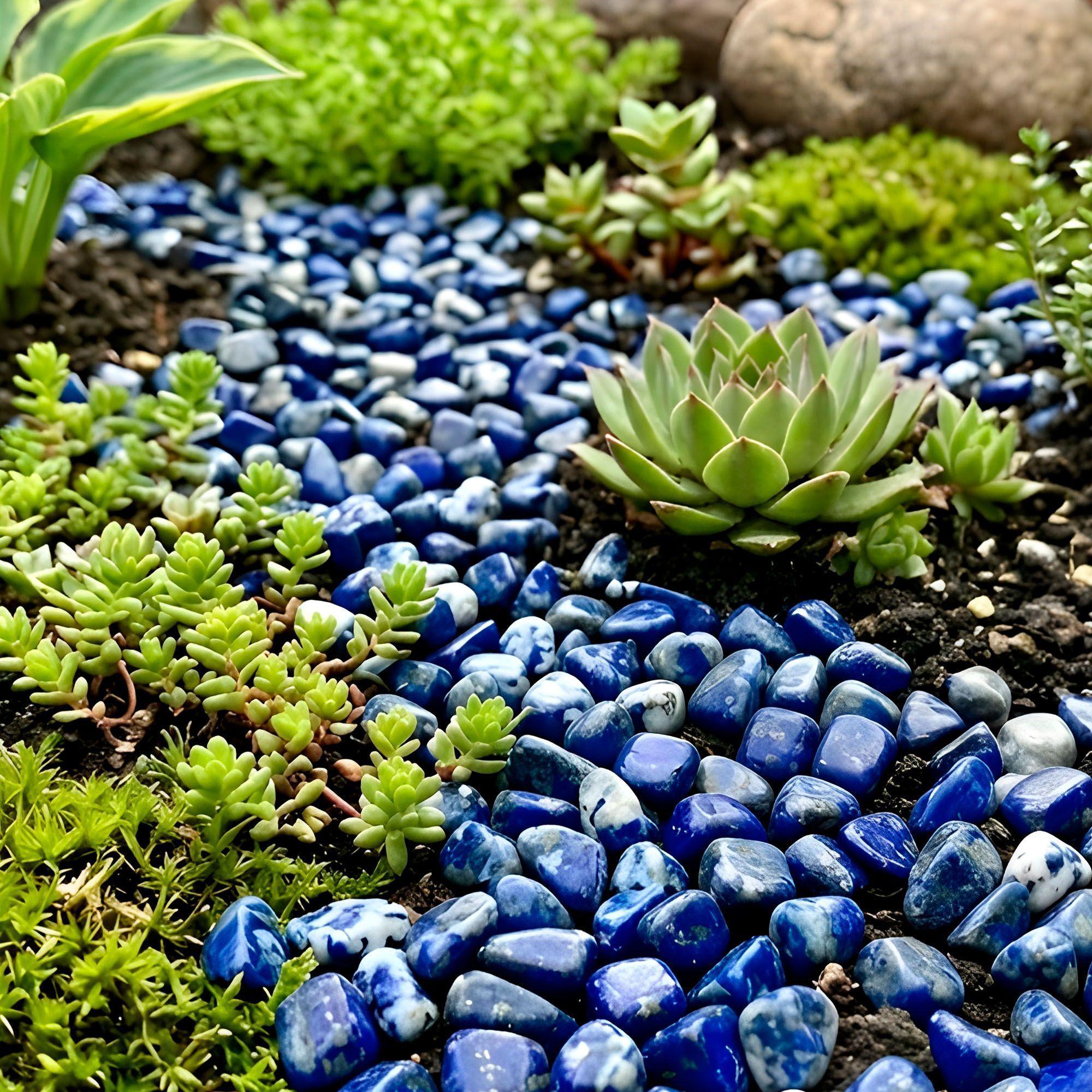 Piedra Semi Preciosa 7 A 9 MM Decoración 100grs Lapislázuli-5