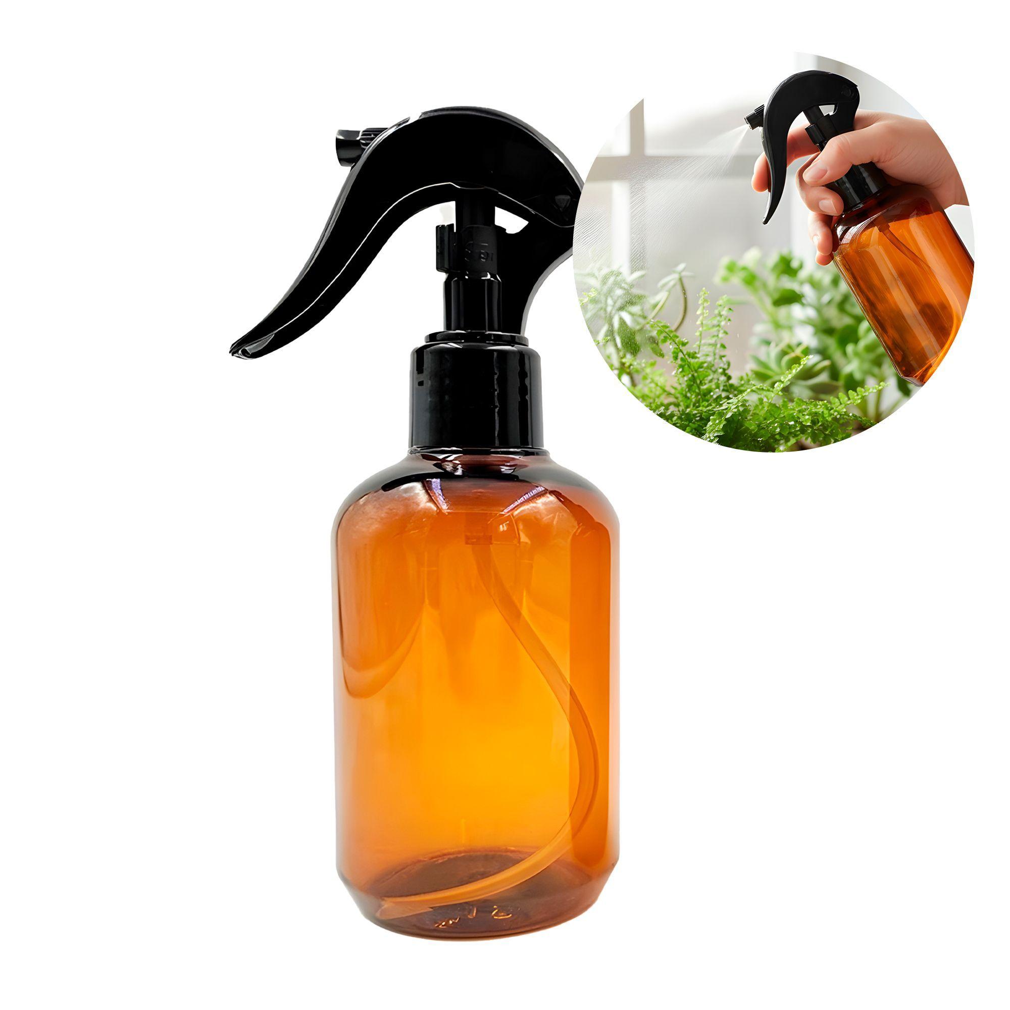 12 Frascos Vidrios Home Spray ámbar Válvula Líquido 240 Ml-0