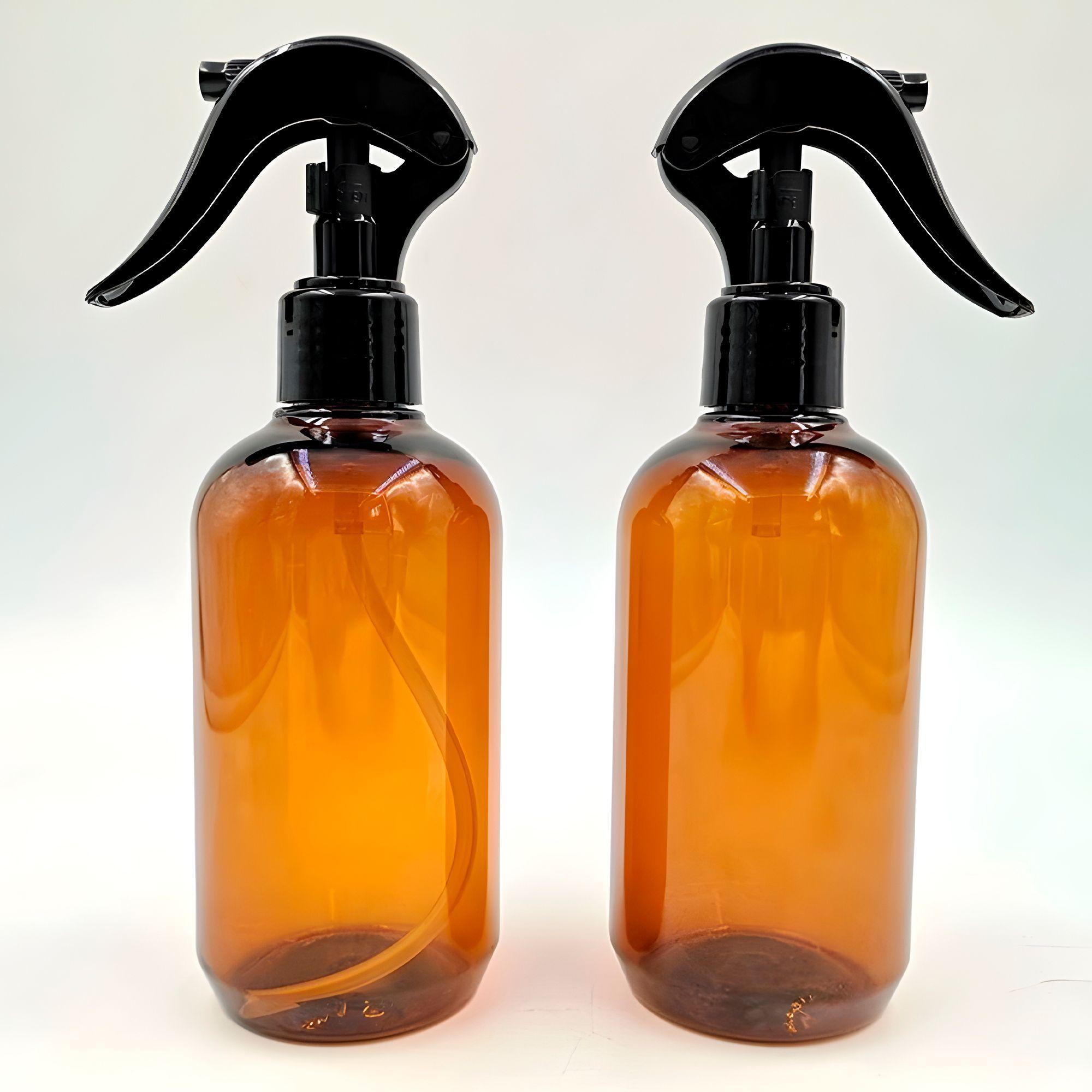 12 Frascos Vidrios Home Spray ámbar Válvula Líquido 240 Ml-1