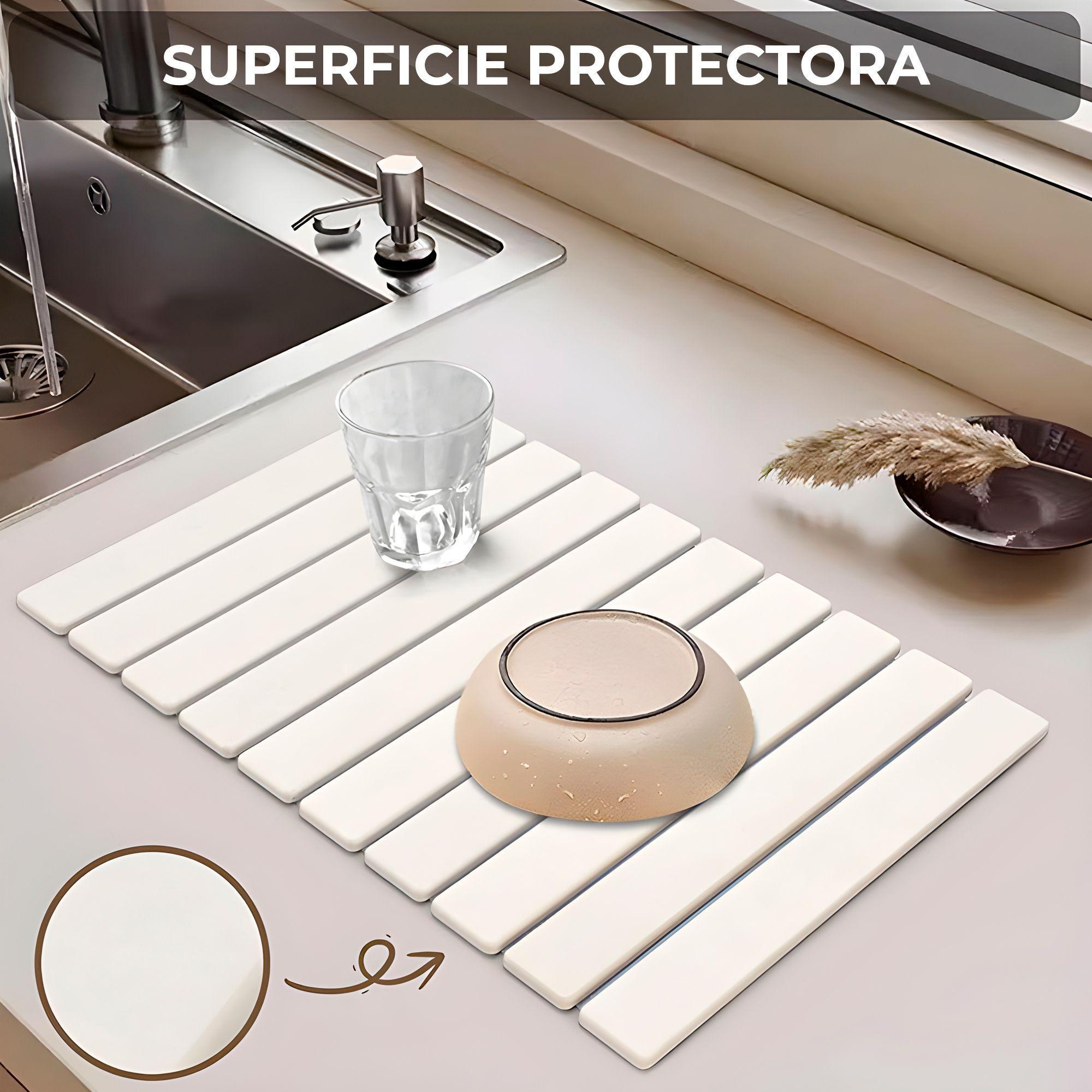 Tapetes Escurridores Lozas Absorbentes Diatomita 60x39cm-8