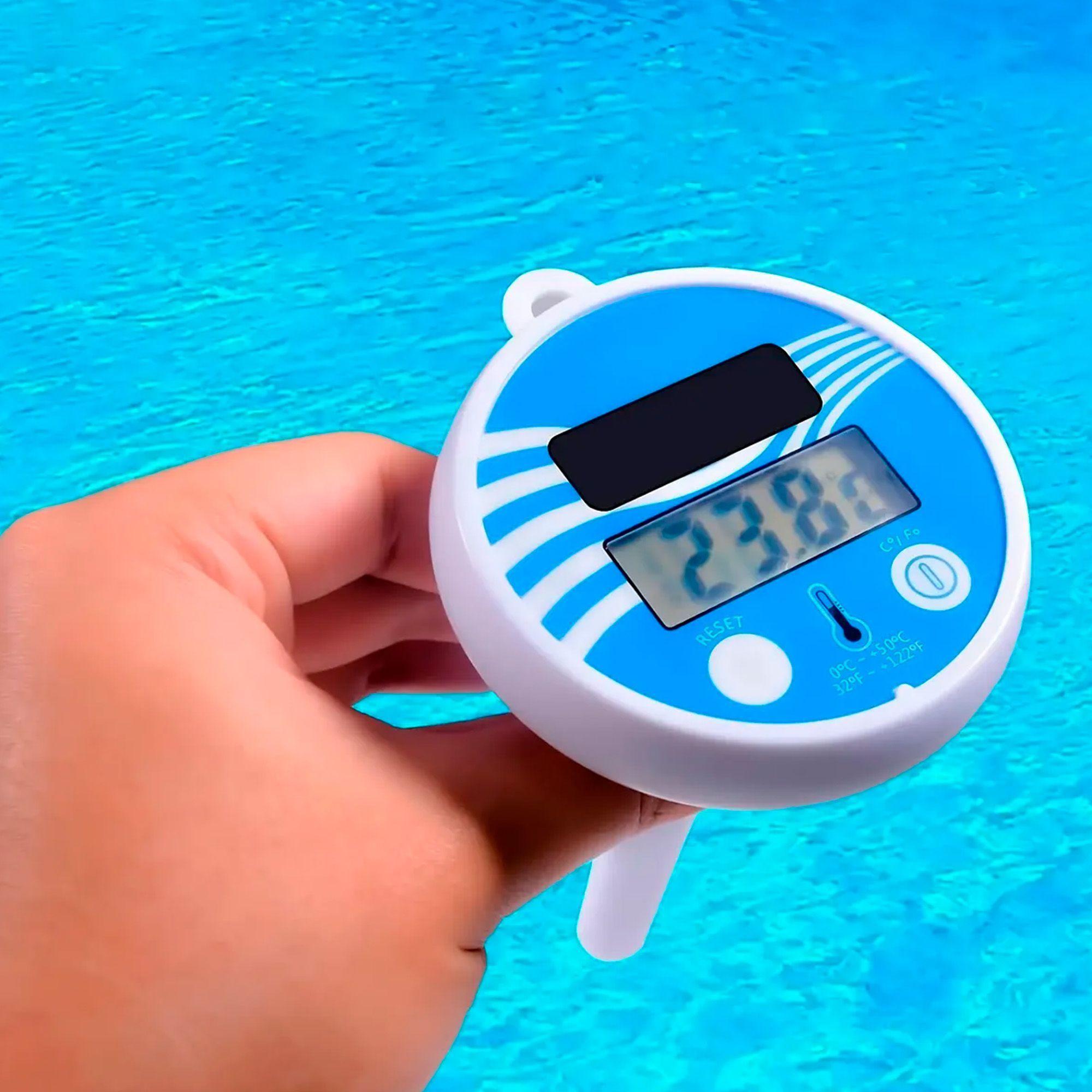 Termómetro Flotante Para Piscina Digital Solar-3