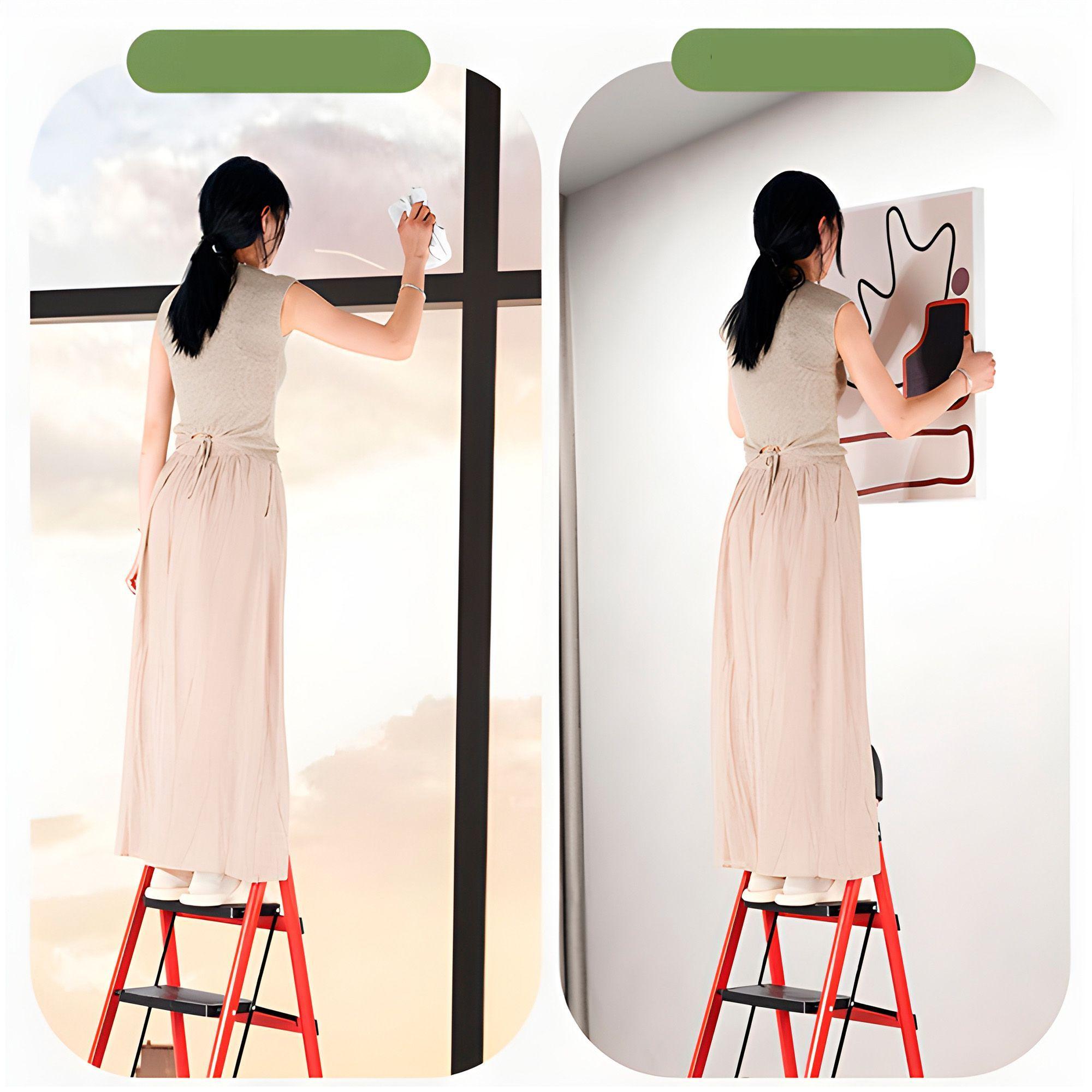 Escalera Plegable 3 Escalones Resistente Escala-2