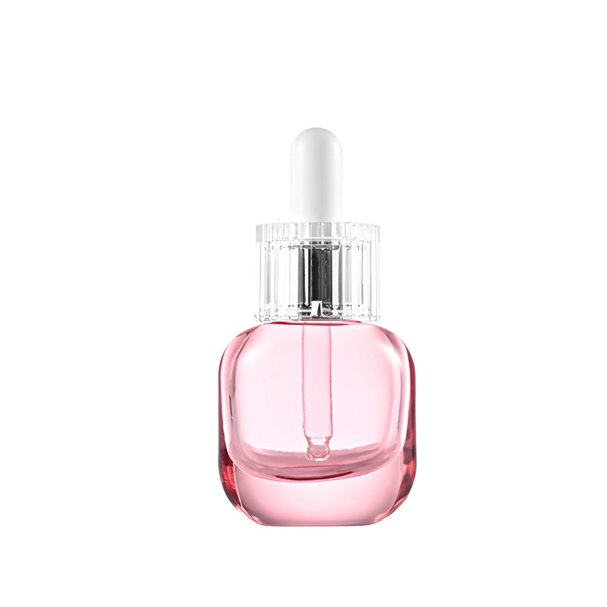 12 Frascos Vidrio Rosa Gotero Pipeta 15ml-0