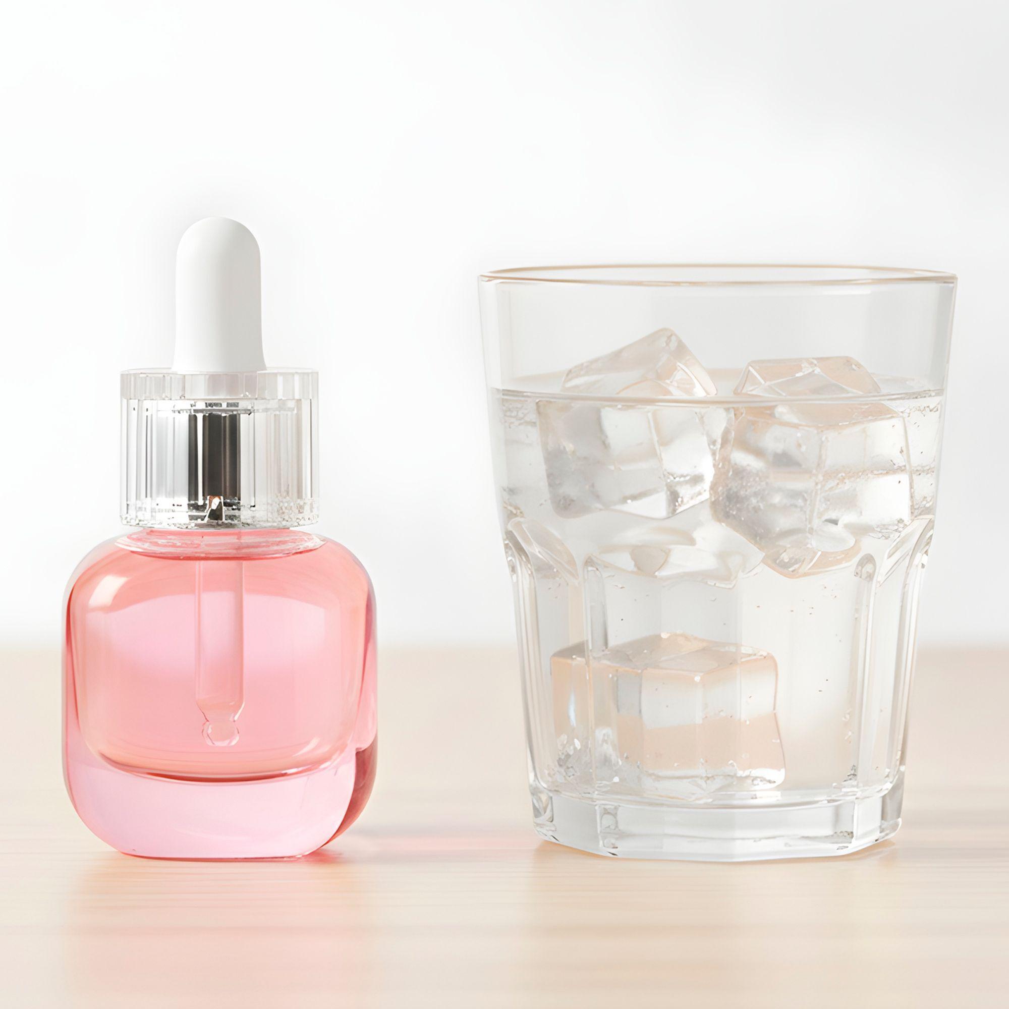 12 Frascos Vidrio Rosa Gotero Pipeta 15ml-3