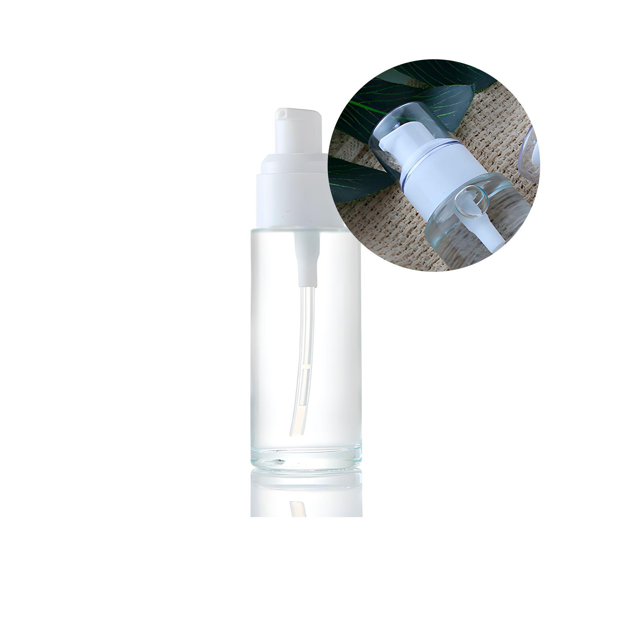 Set 24 Frasco Blanco Vidrio Bomba Locion 30ml-0