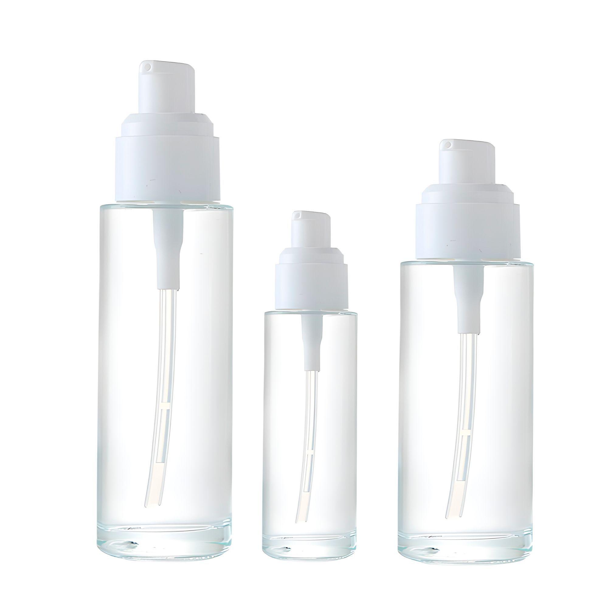 Set 24 Frasco Blanco Vidrio Bomba Locion 30ml-3