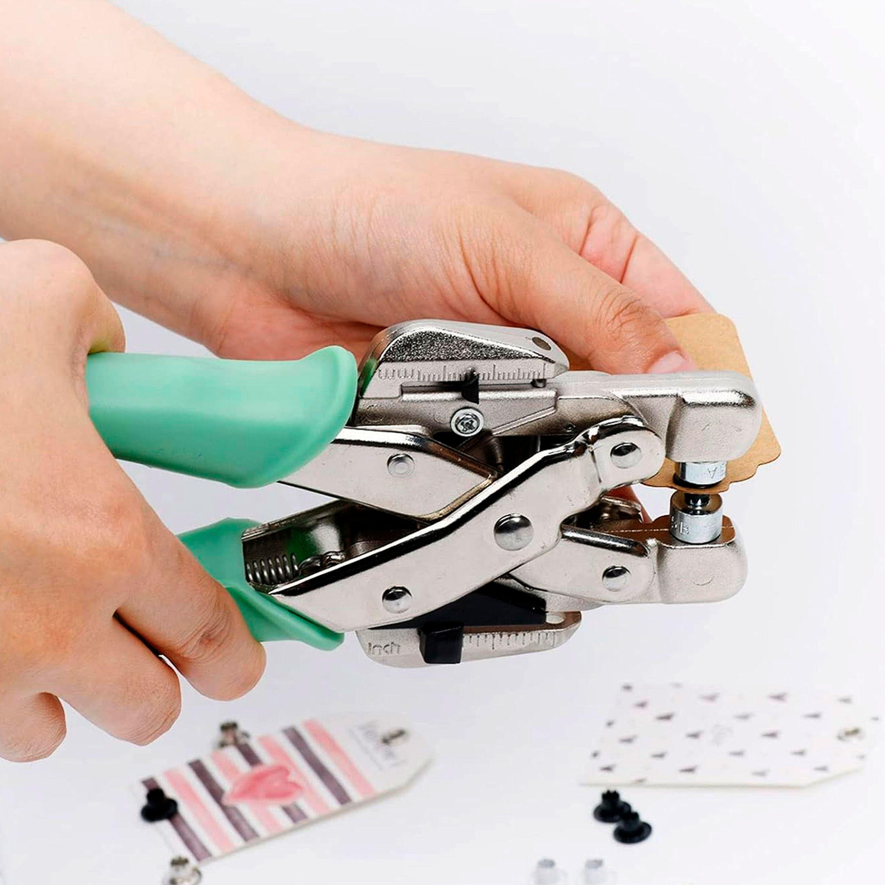 Set Remachadora Perforadora Alicate Kit Con 160 Ojetillos-2