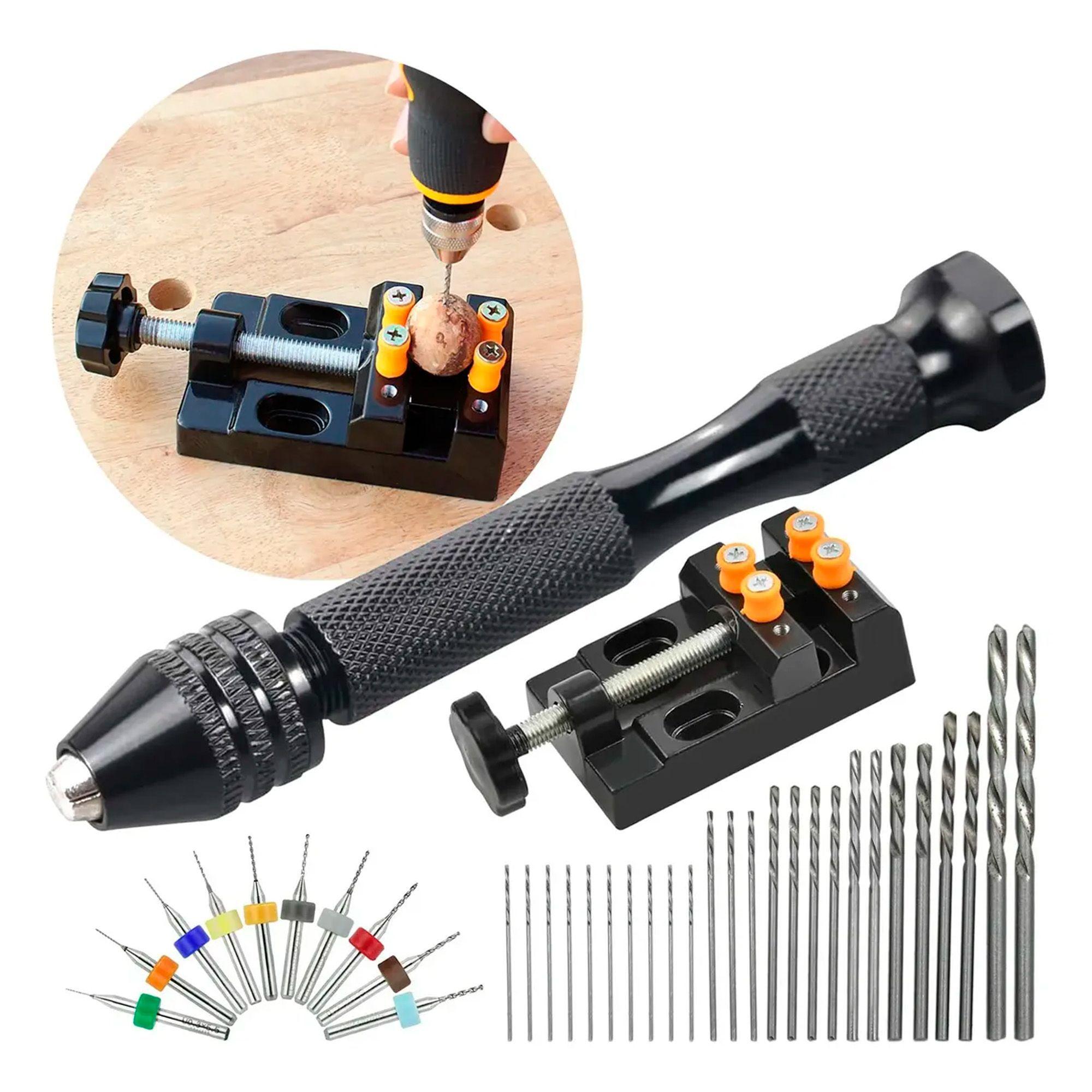 Mini Taladro De Mano Con 35 Brocas Accesorios-2