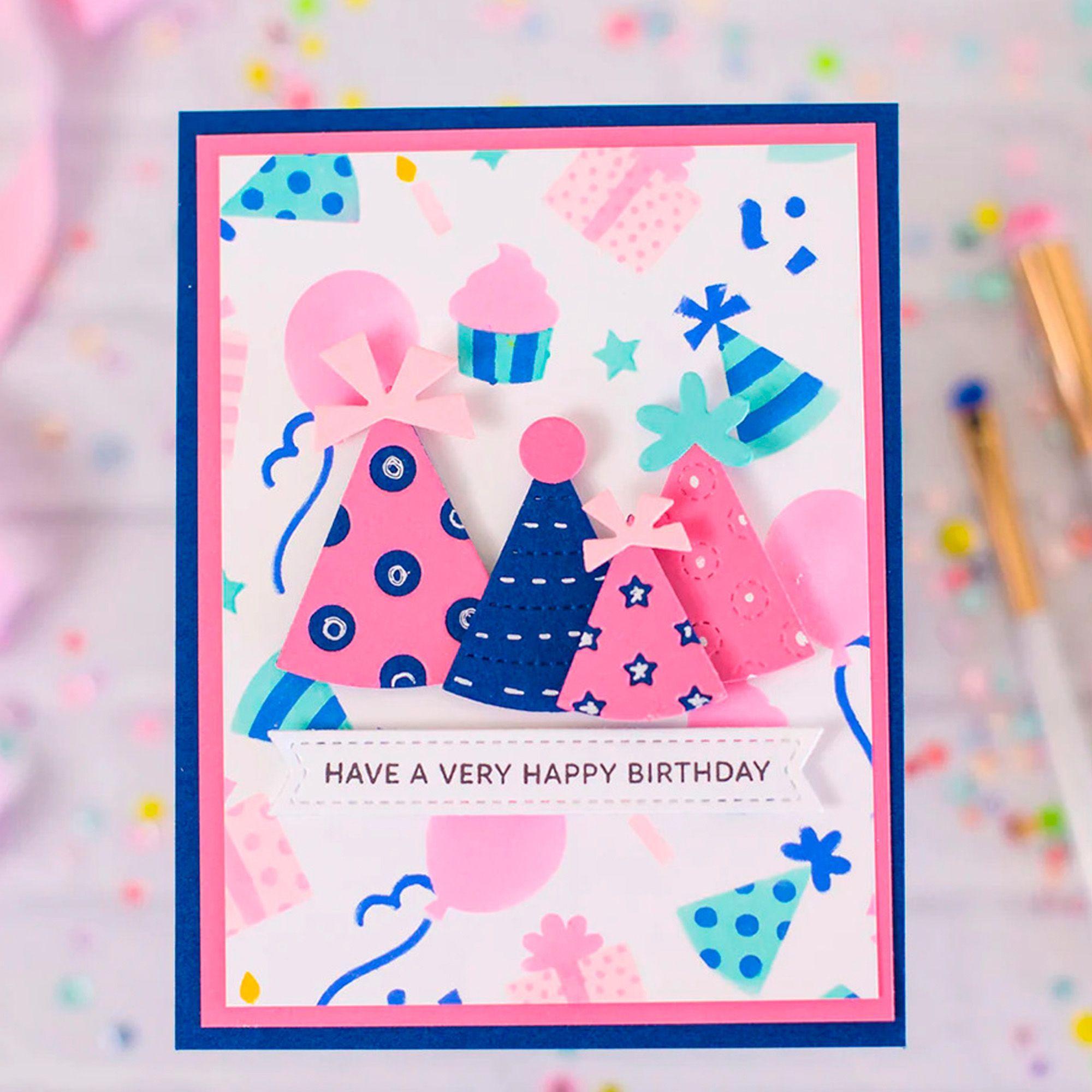 Troquel De Corte Metalico Plantilla Gorros De Fiesta-3