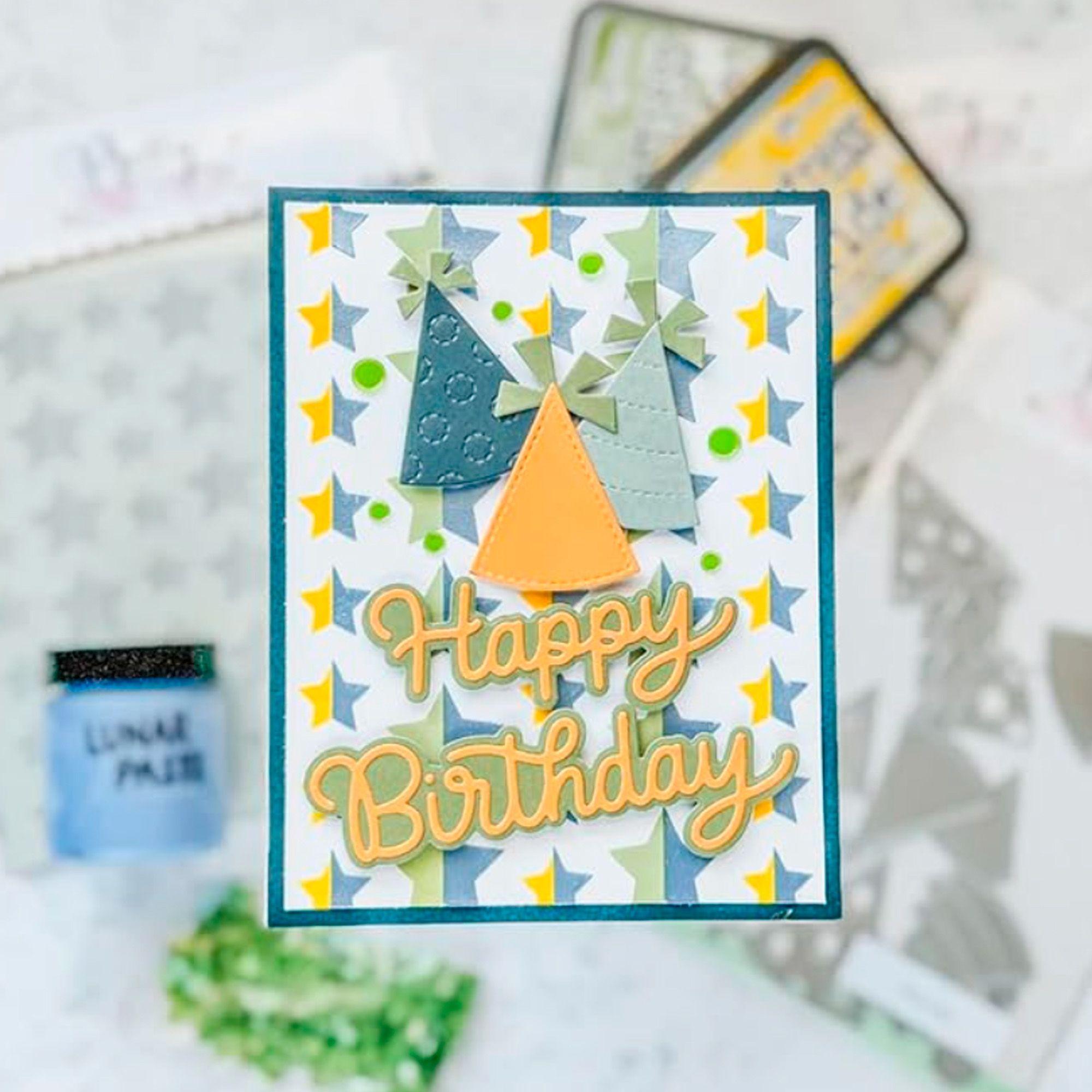 Troquel De Corte Metalico Plantilla Gorros De Fiesta-4