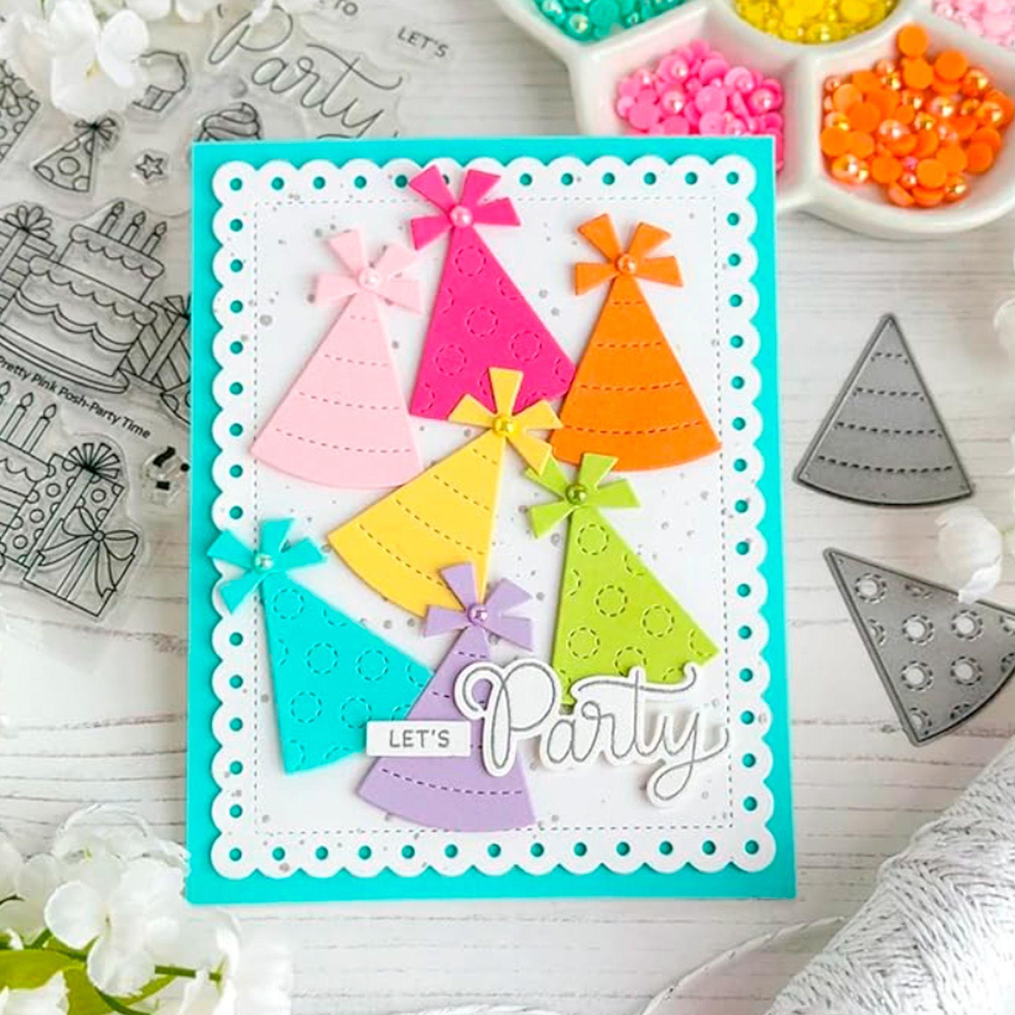 Troquel De Corte Metalico Plantilla Gorros De Fiesta-5