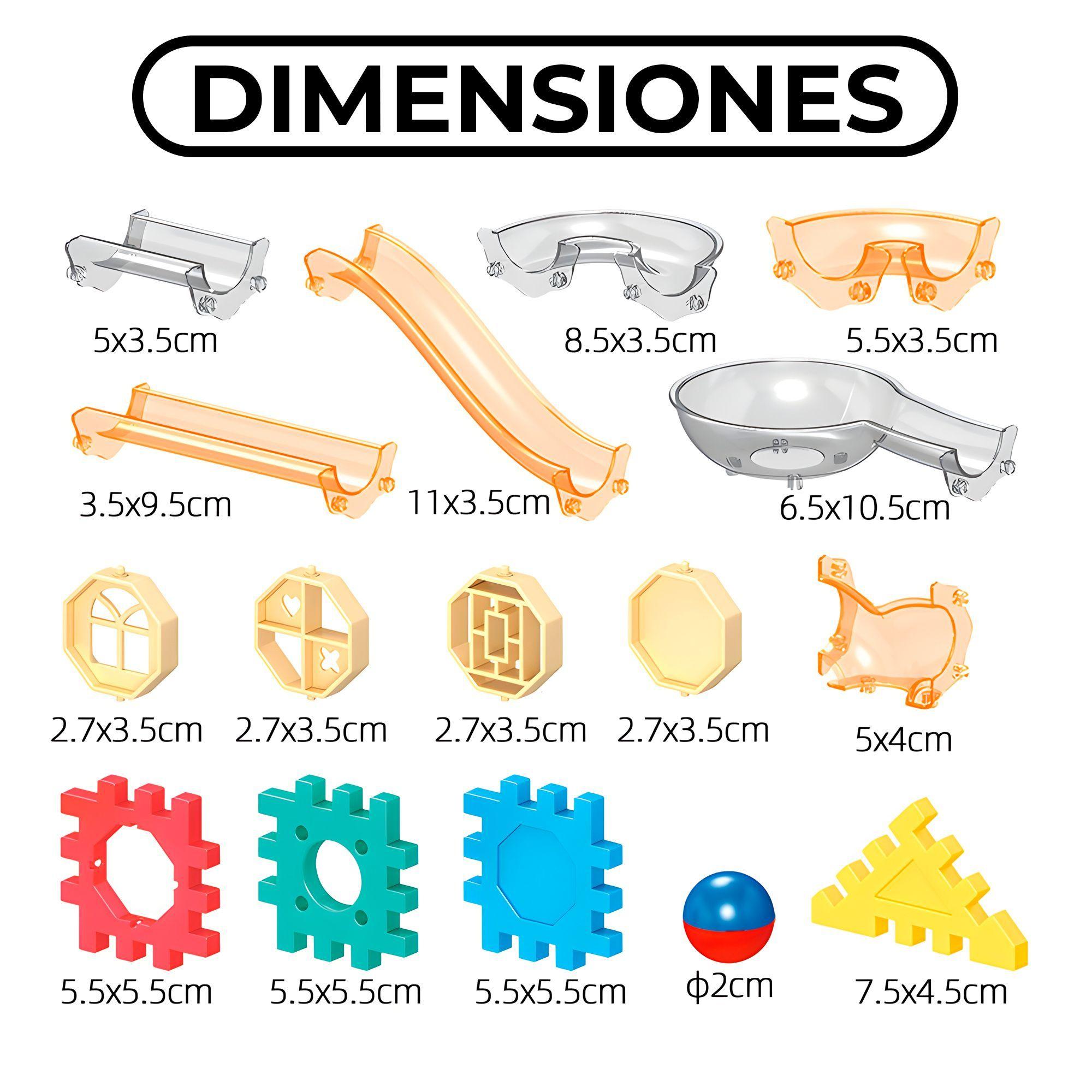Juguete Bloques Magn tico Construcci n Iman Ni os 286 Pcs-5