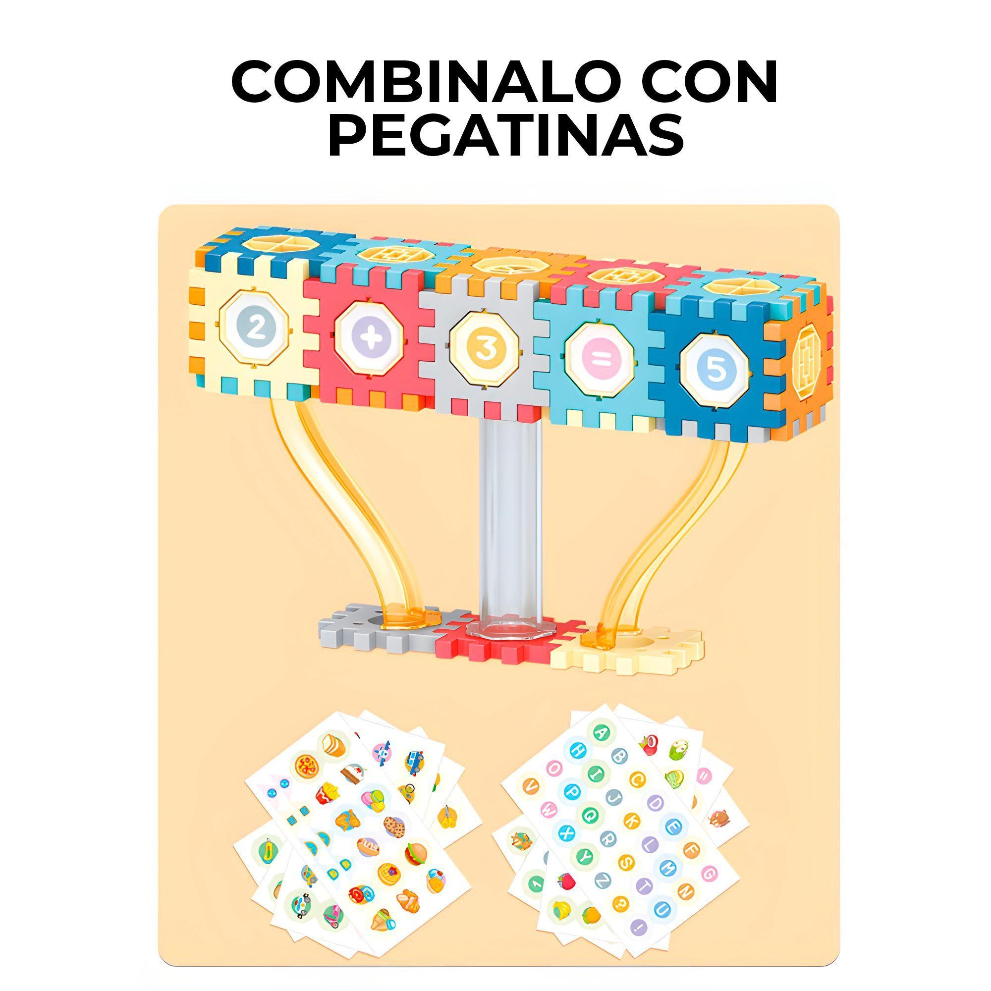 Juguete Bloques Magnético Construcción Imán Niños 286 Pcs-2