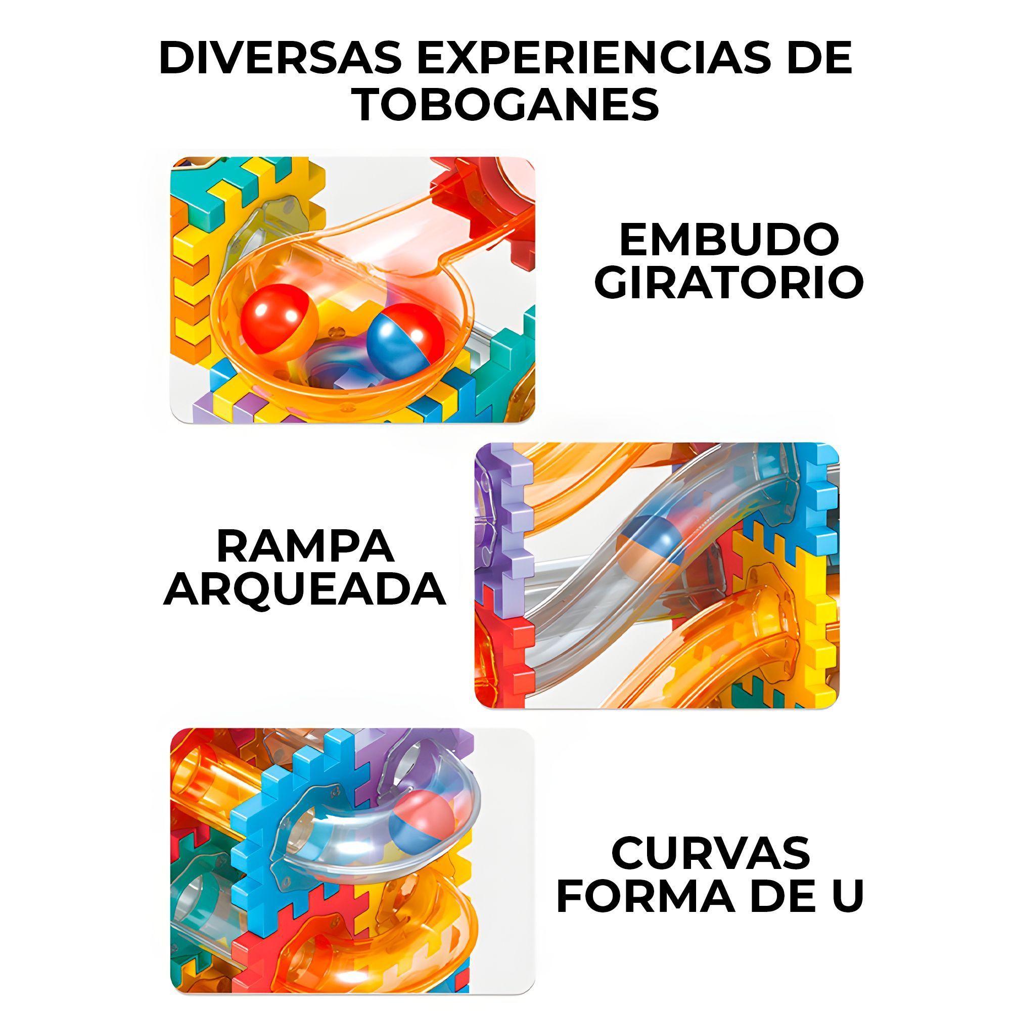 Juguete Bloques Magnético Construcción Imán Niños 286 Pcs-3