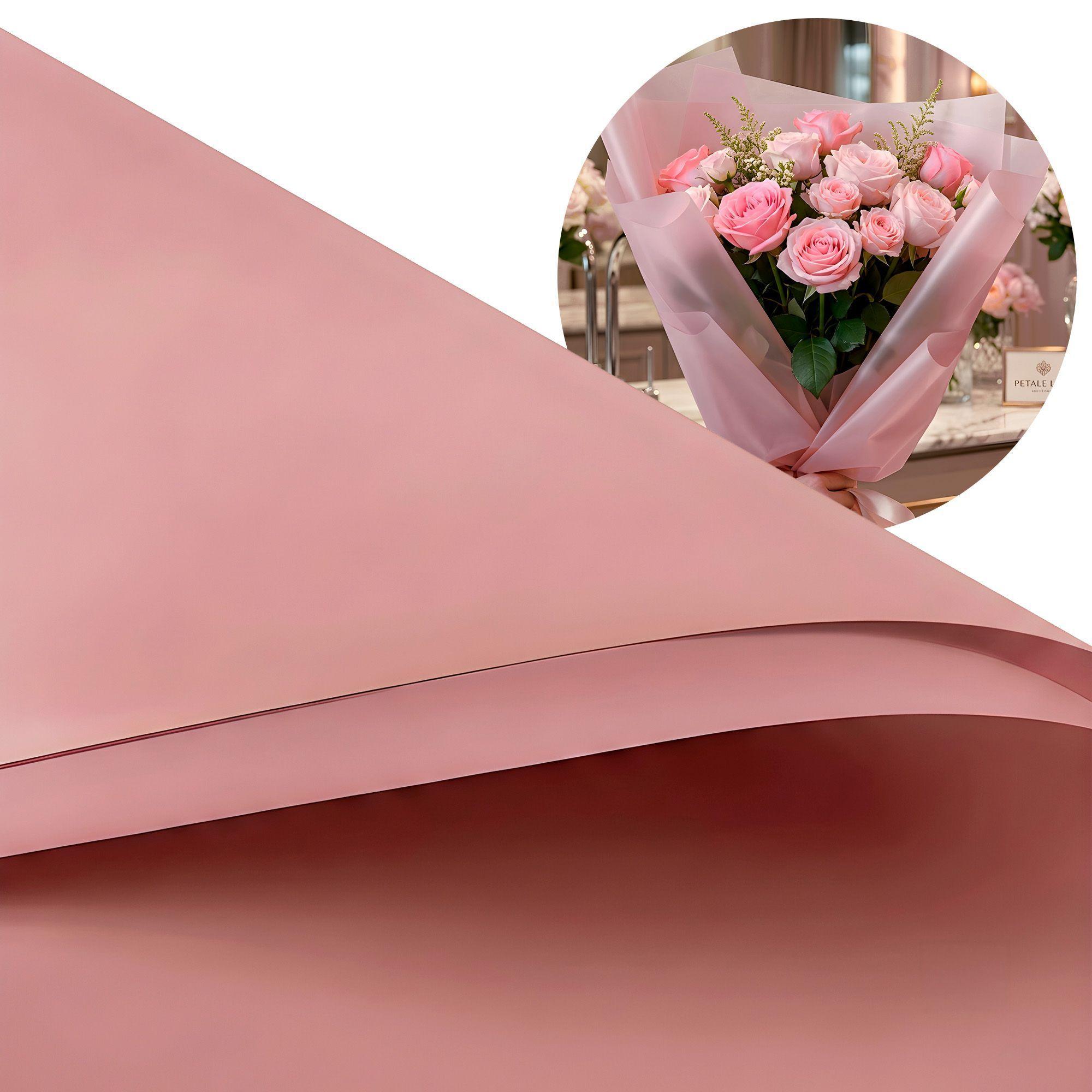 Papel Coreano 20 Pcs Arreglos Florales Translúcido 56x54 Cm-0