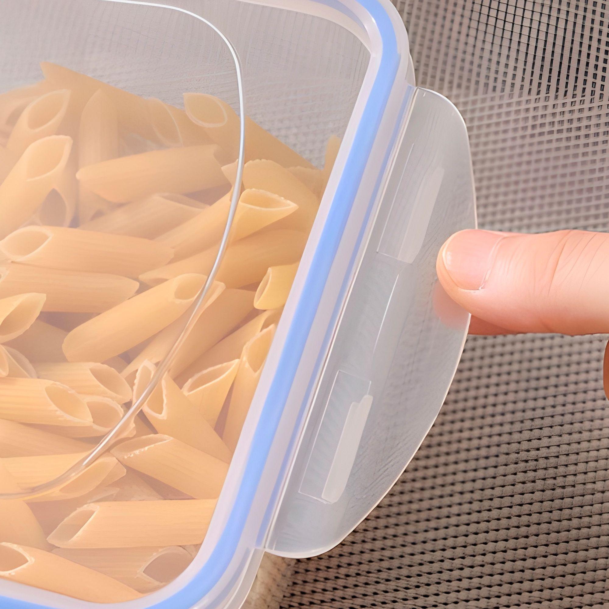 4 Taper Contenedores Herm ticos Pl stico Comida Almuerzo-3