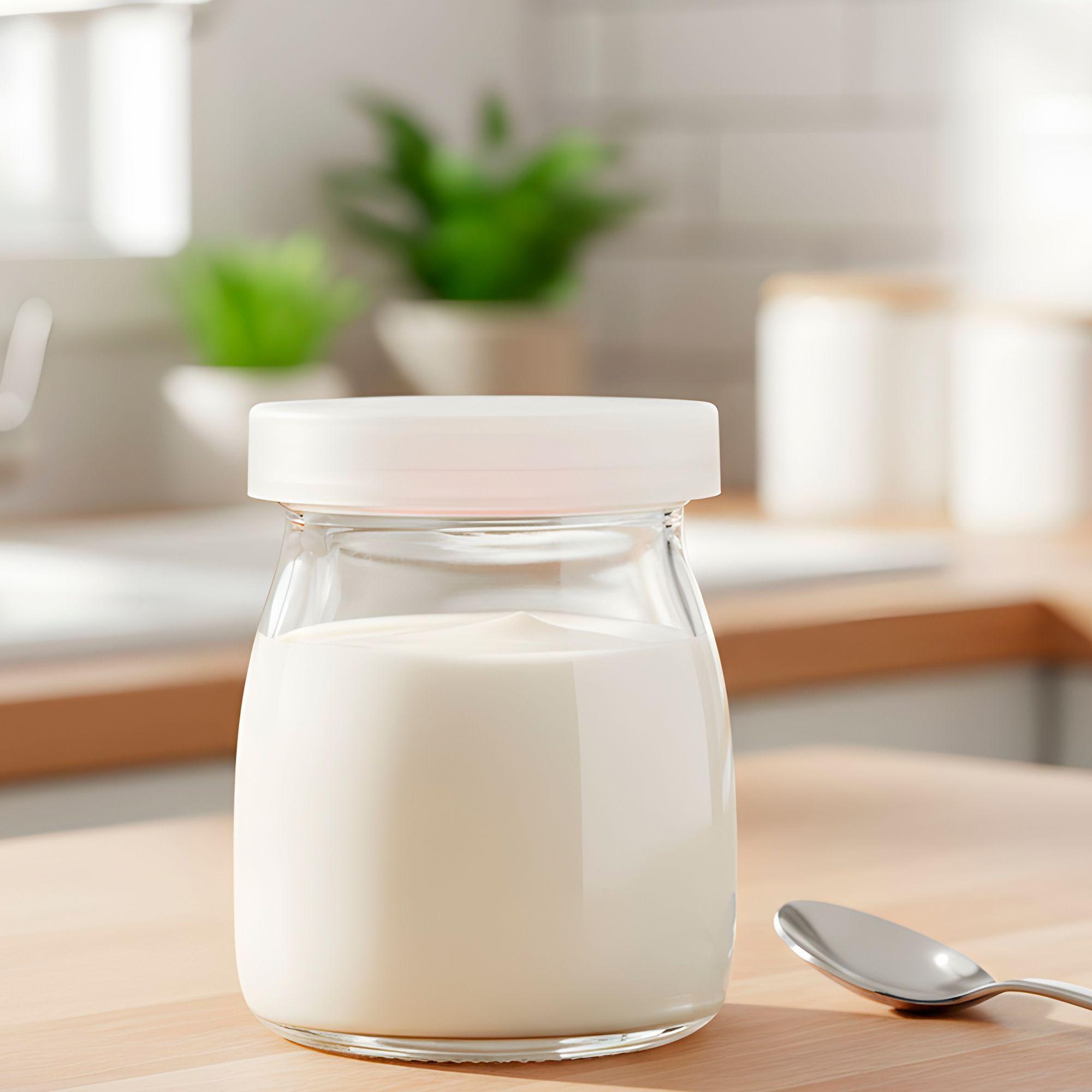 X20 Frasco Vidrio Redondo Yogur 200ml Postres Tapa Plasticas-6