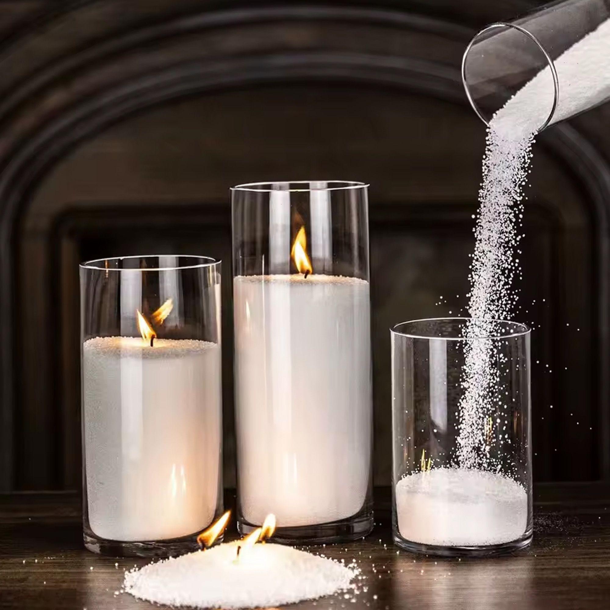 Cera De Hielo Nieve Arena Granulada Para Velas 1kg-2