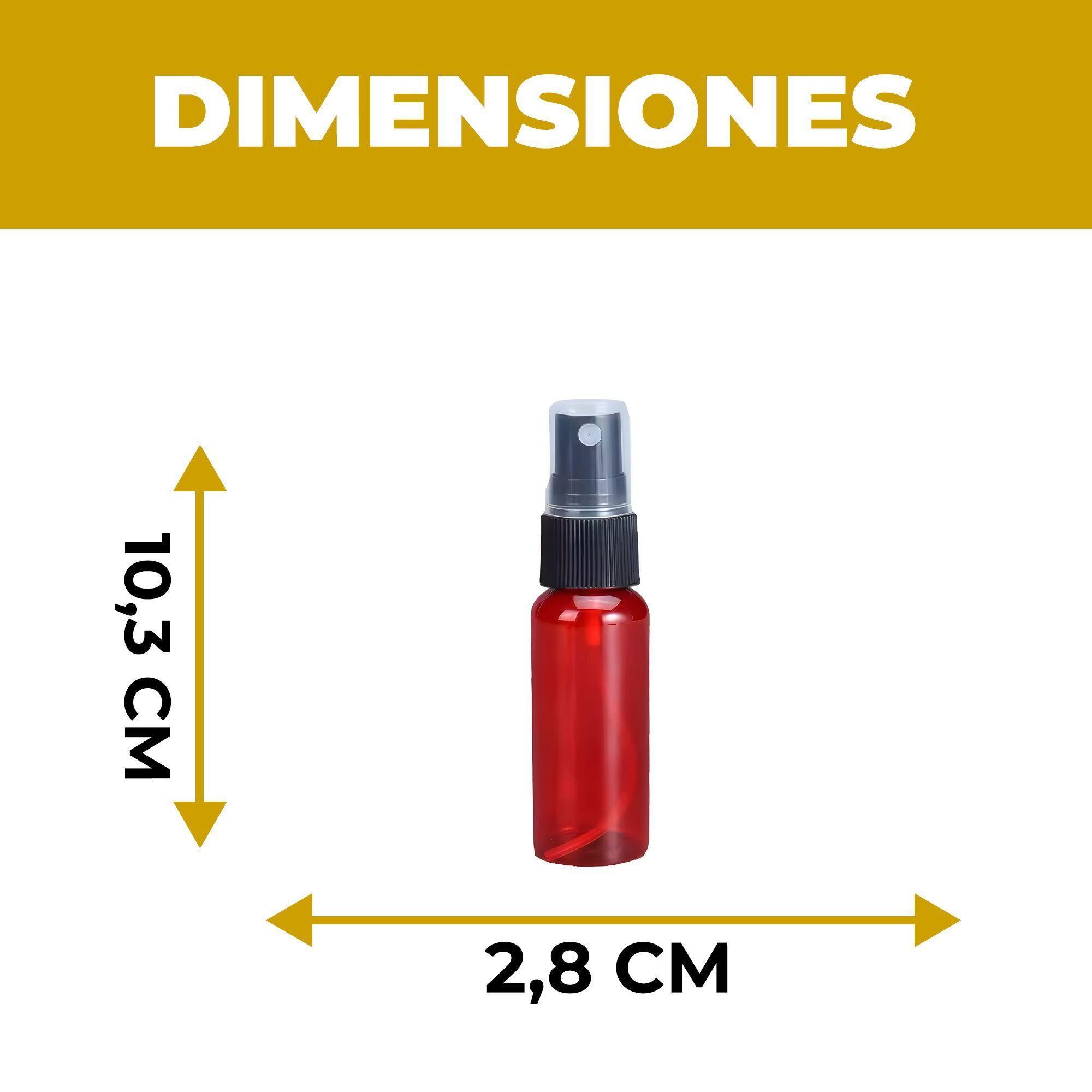 20 Frascos Plásticos Válvula De Spray Liquido mbar 30ml-1