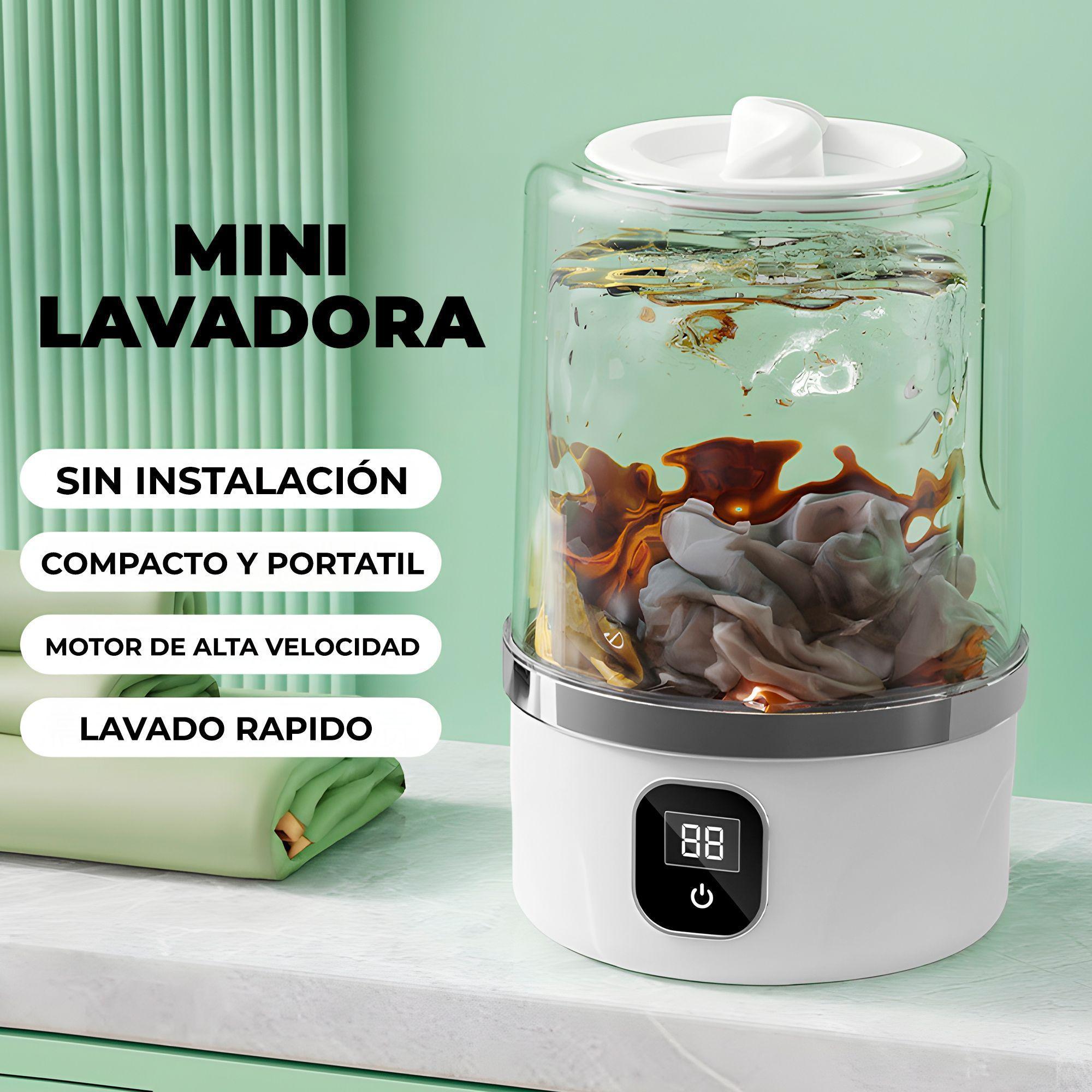 Mini Lavadora Portátil Recargable Ropa De Bebé Colores 1 Lt-4