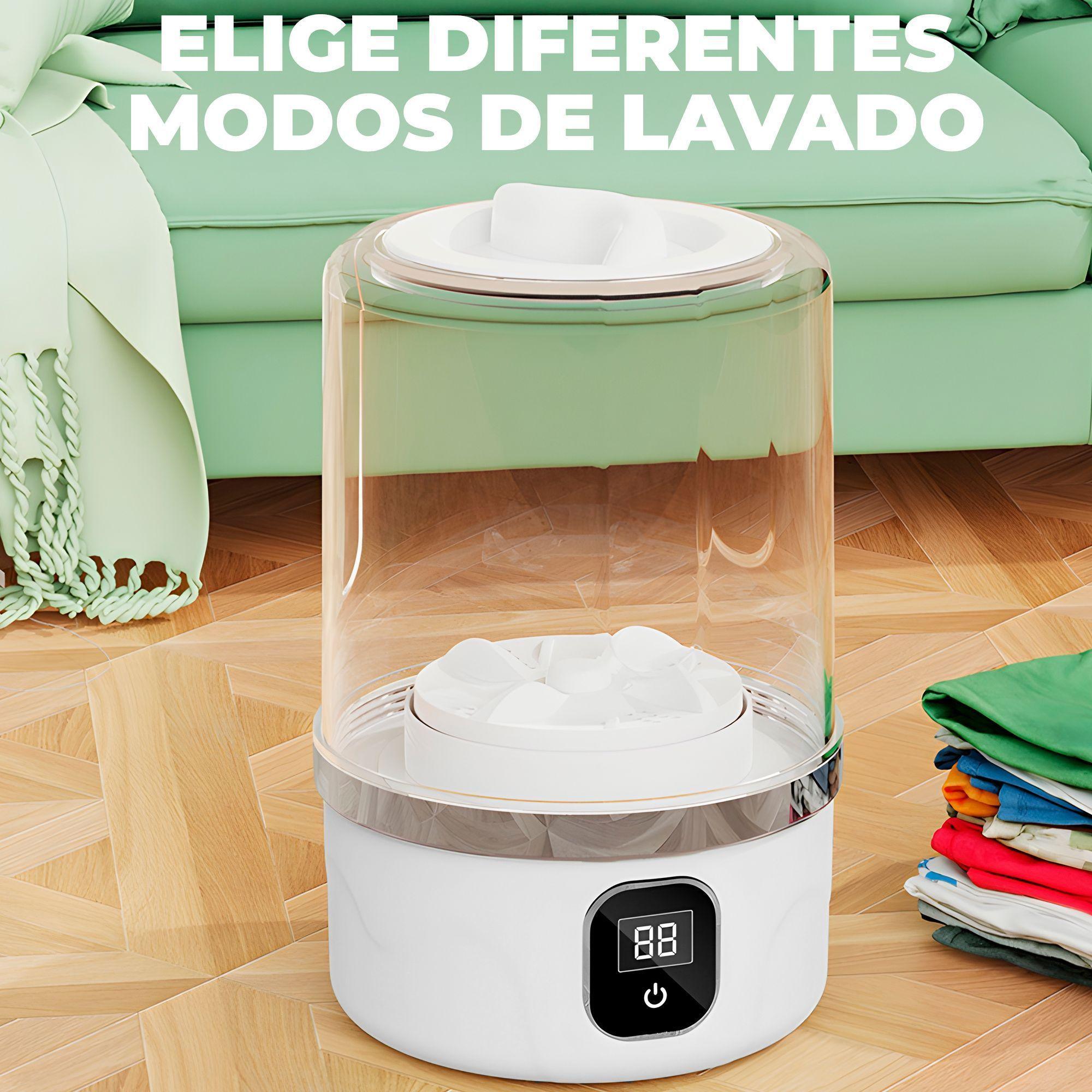 Mini Lavadora Portátil Recargable Ropa De Bebé Colores 1 Lt-6