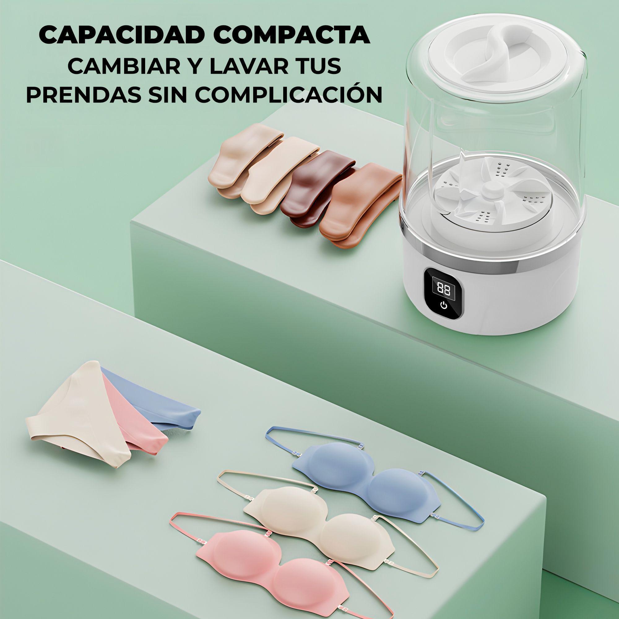 Mini Lavadora Portátil Recargable Ropa De Bebé Colores 1 Lt-7