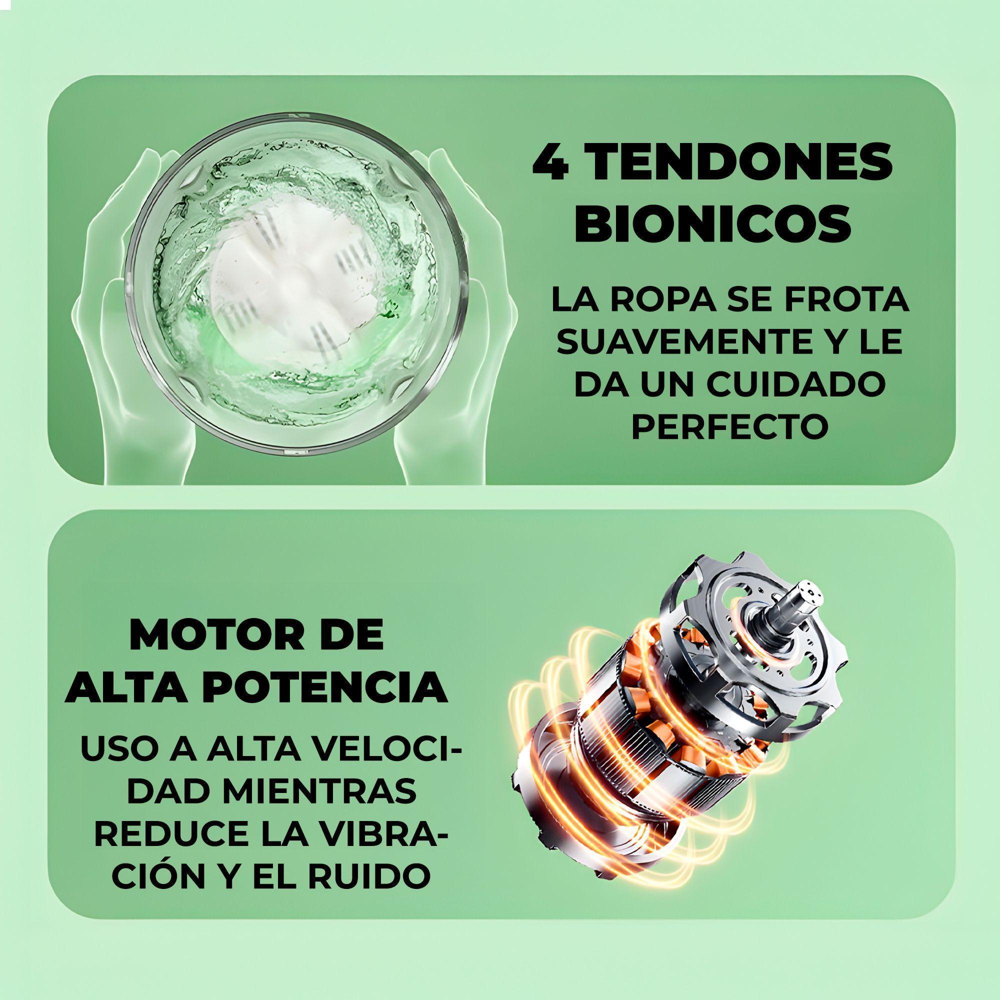 Mini Lavadora Portátil Recargable Ropa De Bebé Colores 1 Lt-8