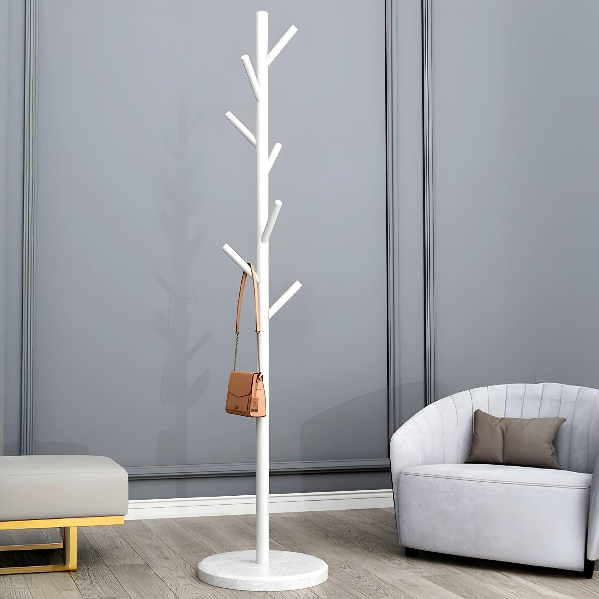 Perchero Colgador De Pie Metal Ropa Cilindrico 170x30 Cm-3