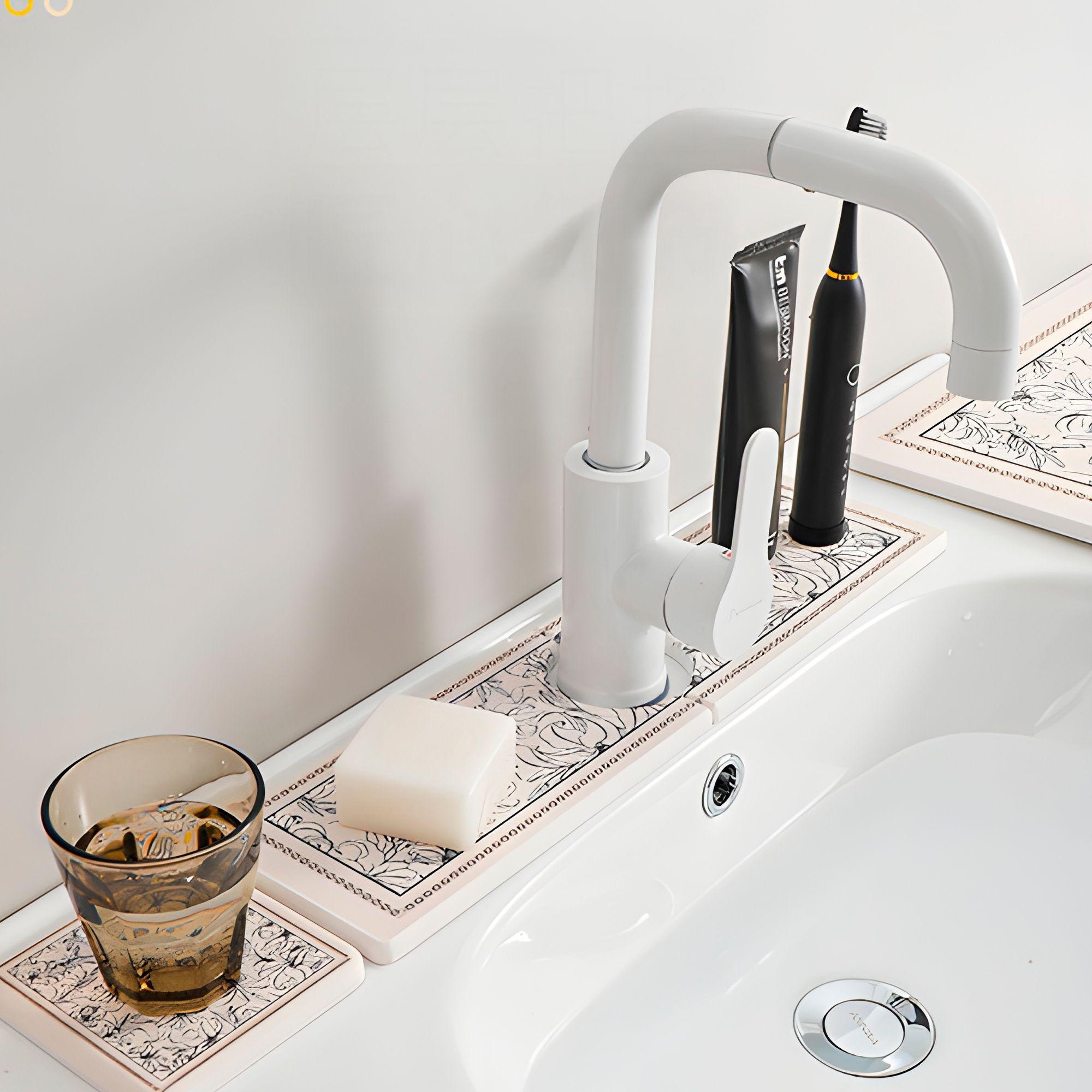 Base Lavamanos Absorbente Baño Diatomita 40x10cm-4