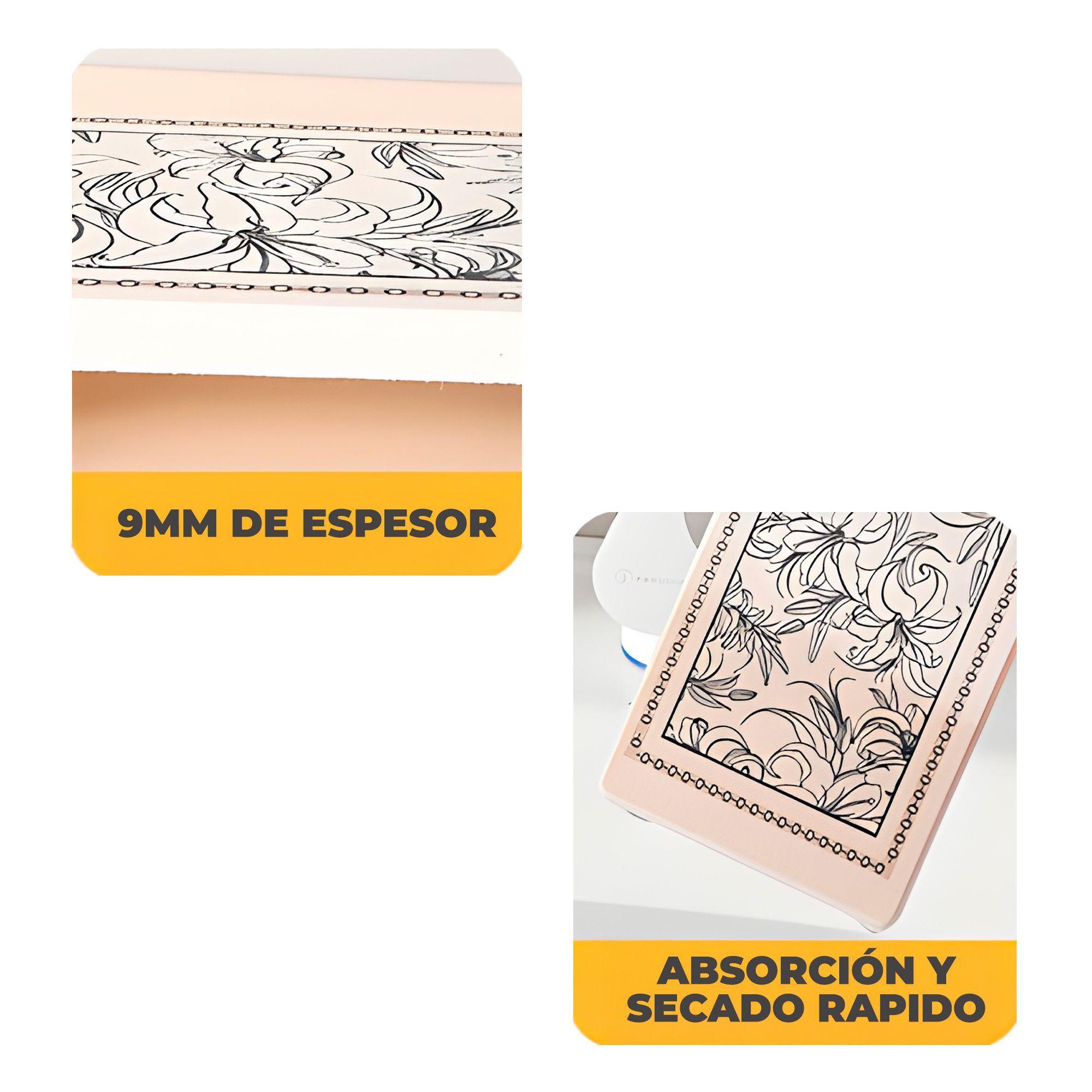 Base Lavamanos Absorbente Baño Diatomita 40x10cm-5