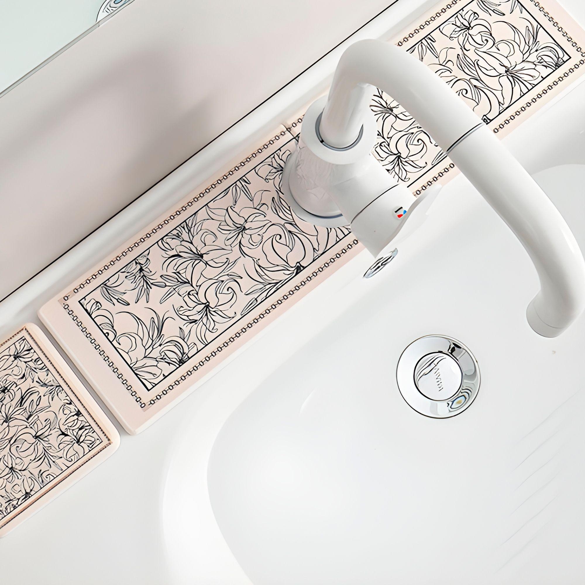 Base Lavamanos Absorbente Baño Diatomita 40x10cm-6