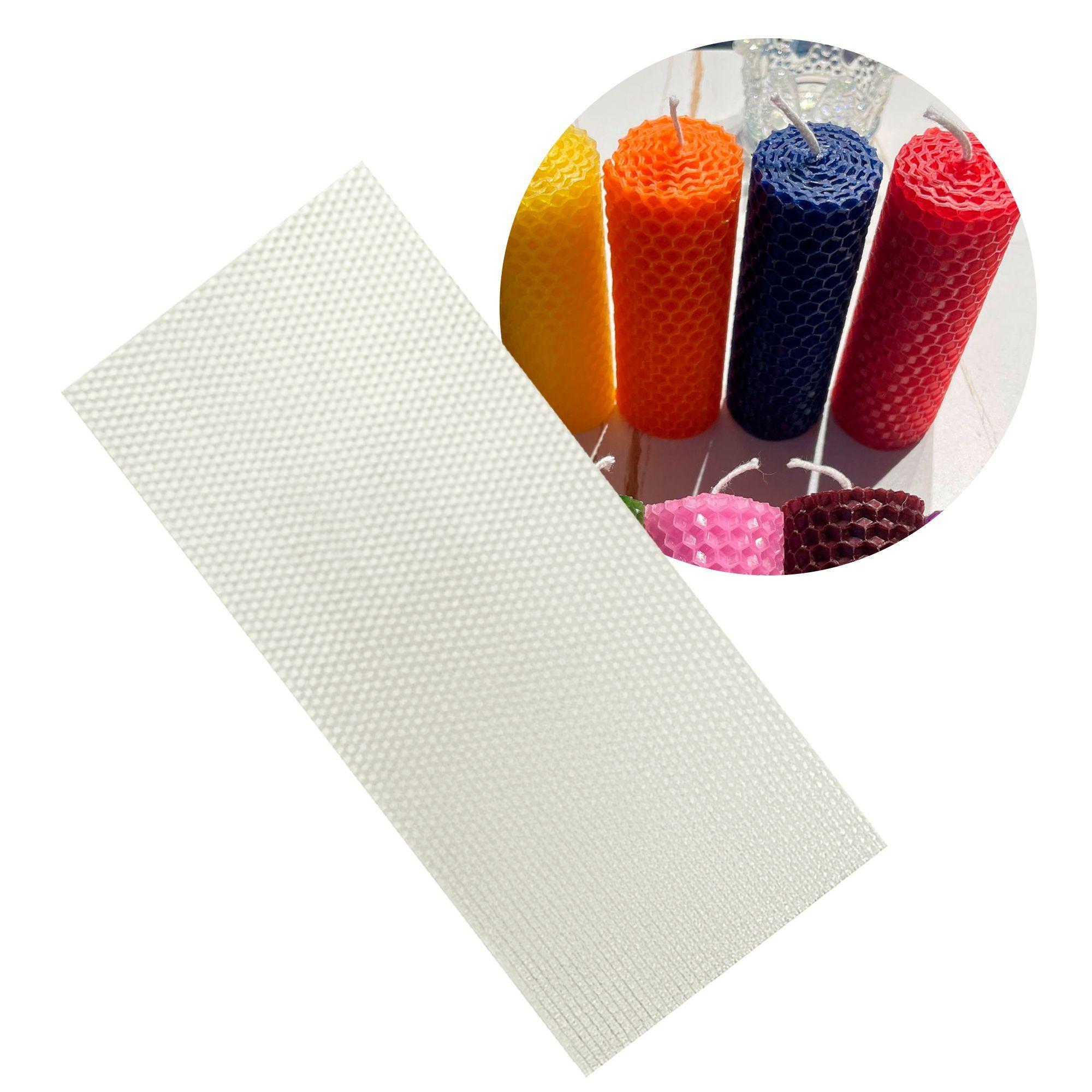 12 Laminas Cera Abejas Para Velas Diy 10x40 Cm Colores-0