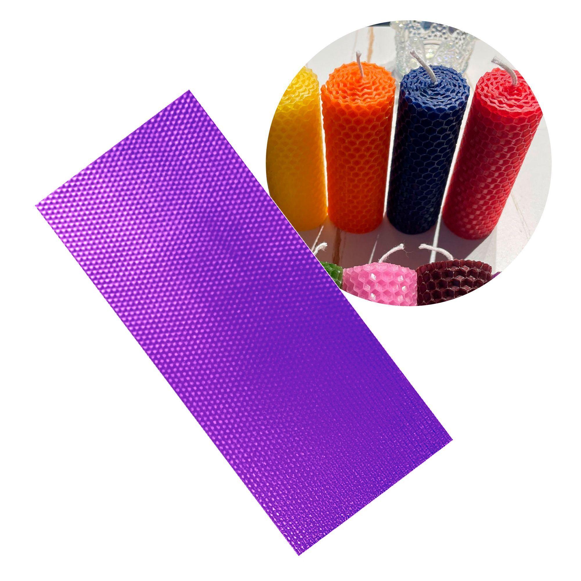 12 Laminas Cera Abejas Para Velas Diy 10x40 Cm Colores-0