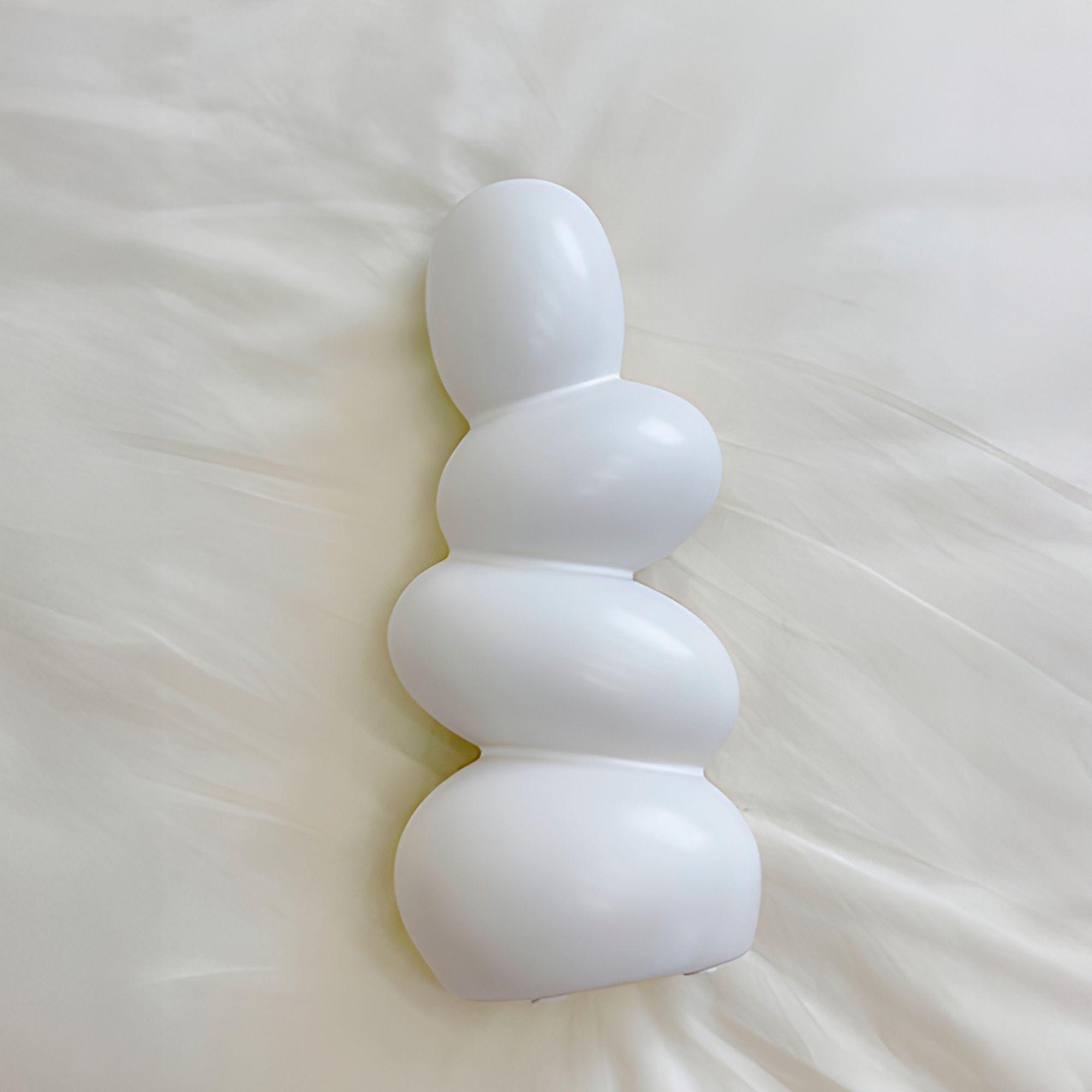 Jardín Florero Cerámica Blanca Piedras Plantas 24 5 X 12cm-4