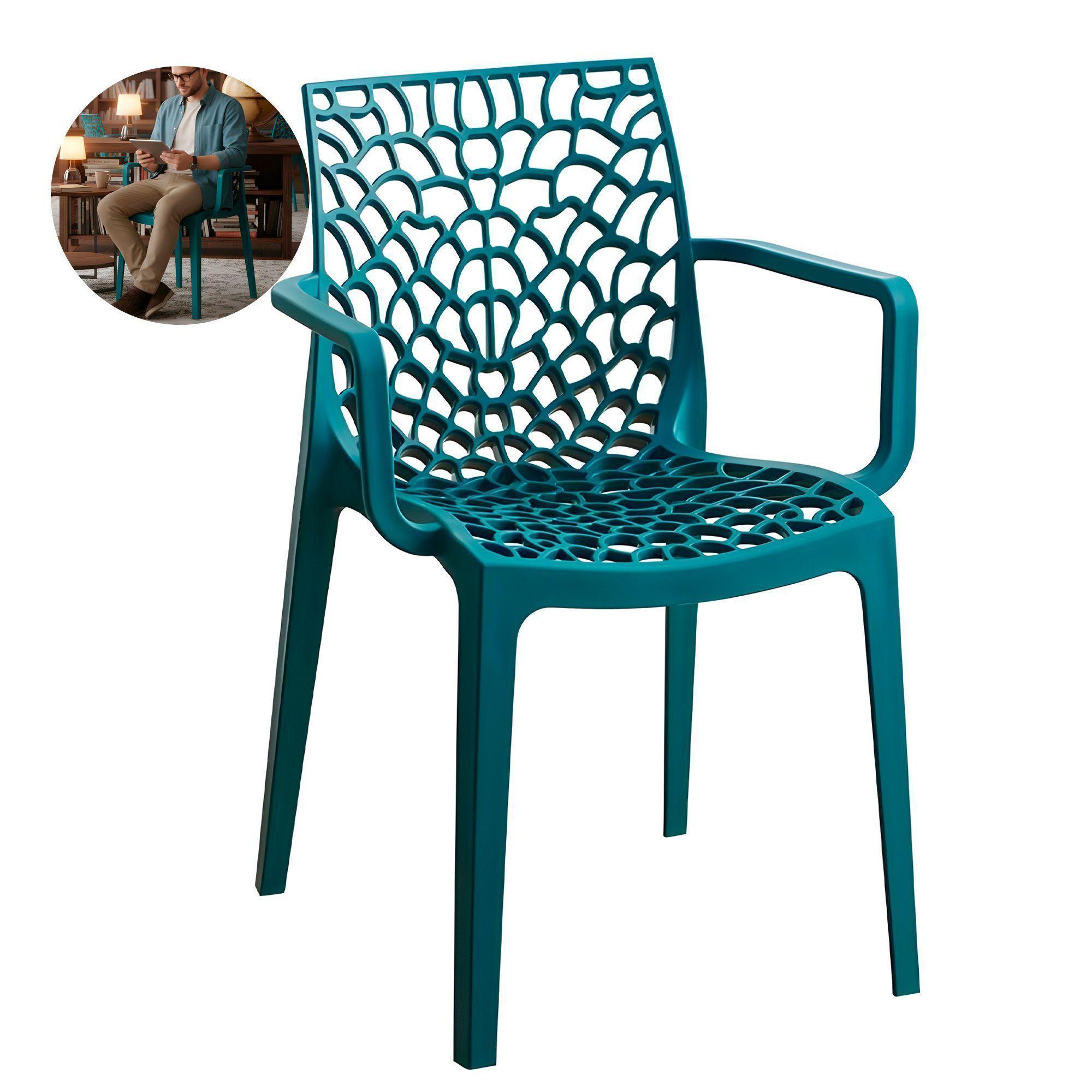 Sillas Comedor Terraza Exterior Resistente Lavables Colores 2u-0