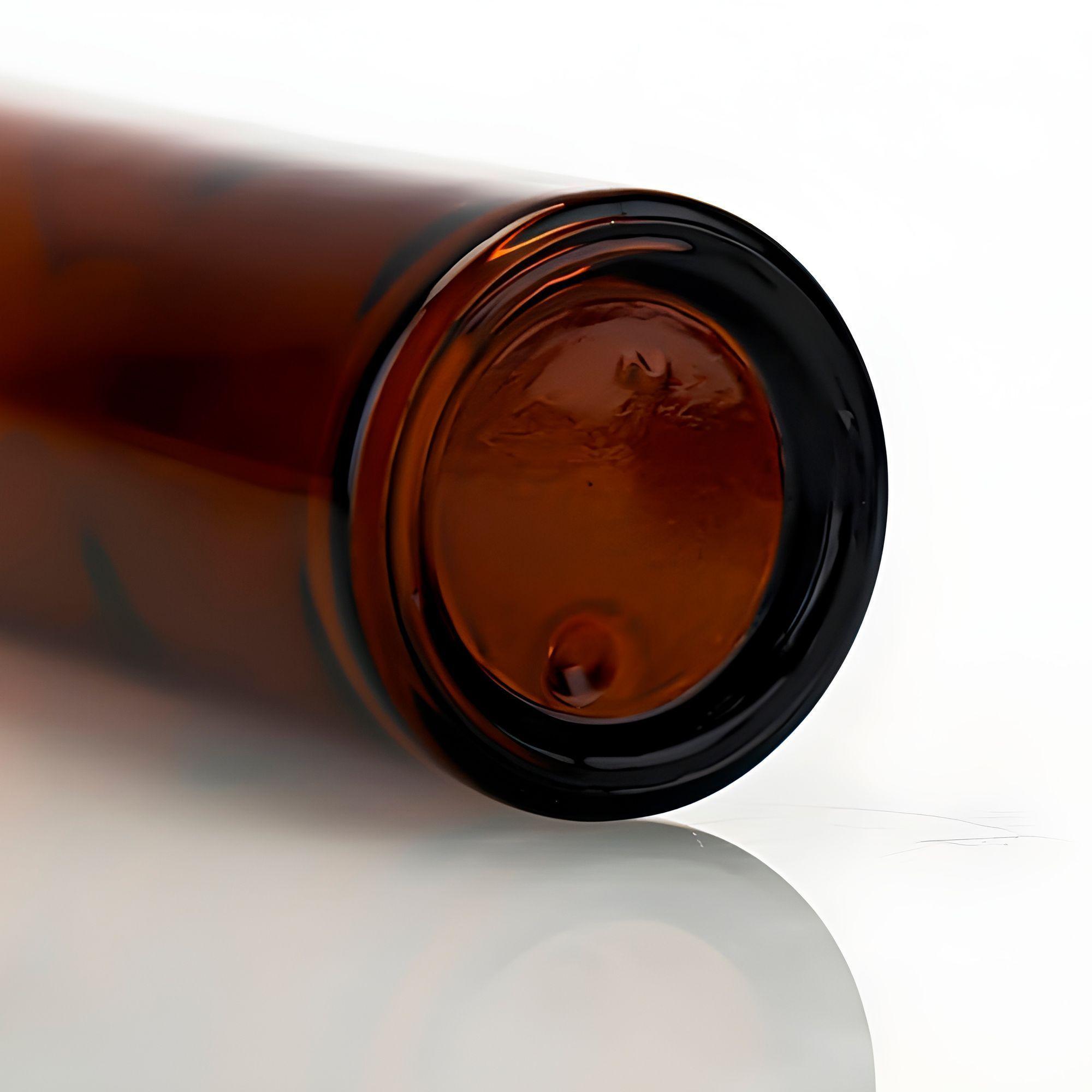 Set 12 Frasco Ambar Vidrio Dispensador Bomba Locion 50ml-3