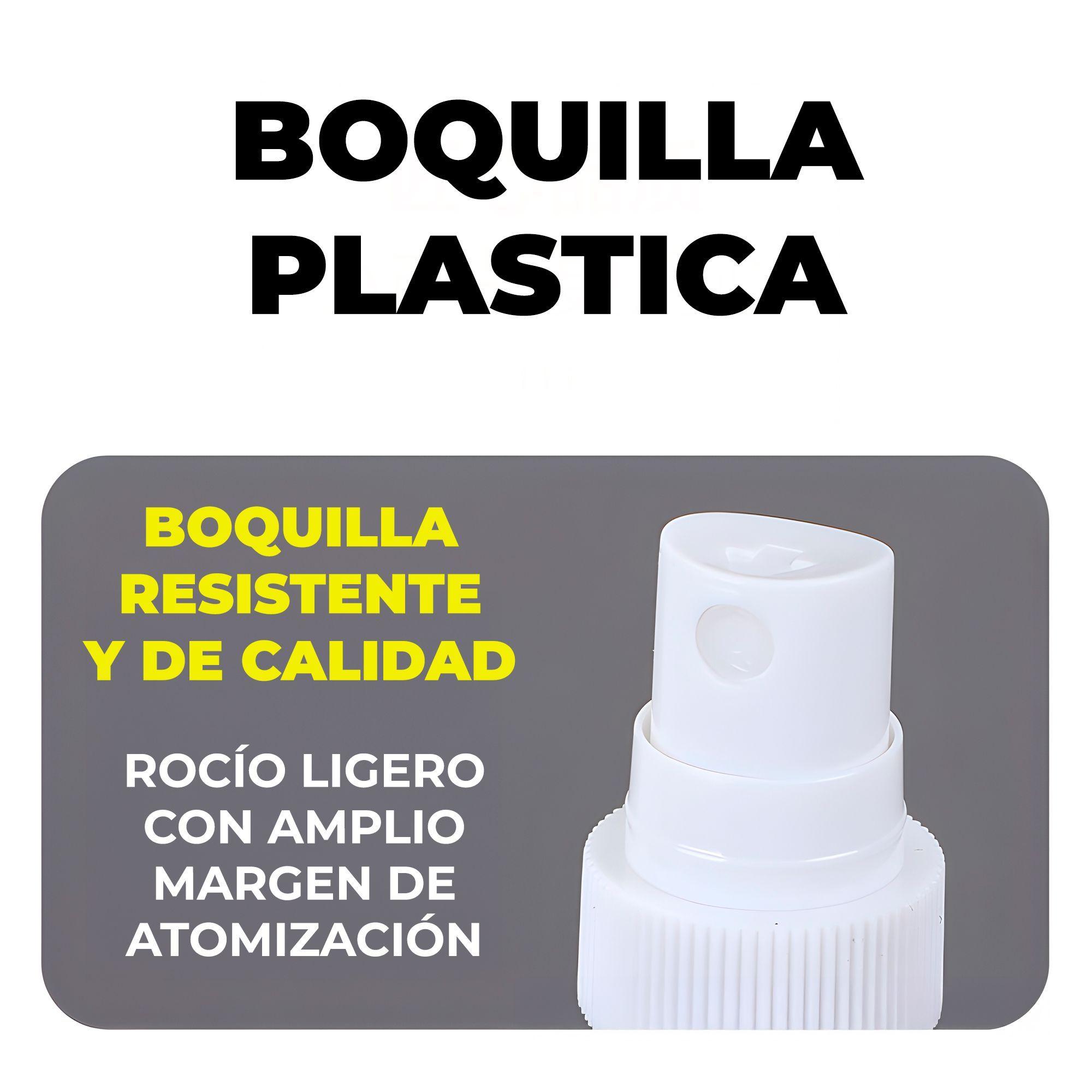 20 Frascos Plásticos Válvula Spray Liquido Transparente 15ml-3