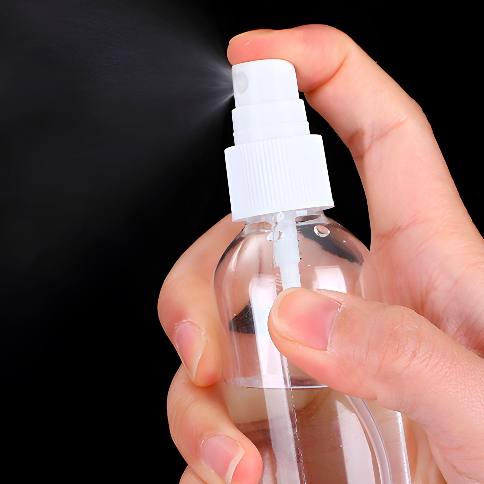 20 Frascos Plásticos Válvula Spray Liquido Transparente 15ml-6