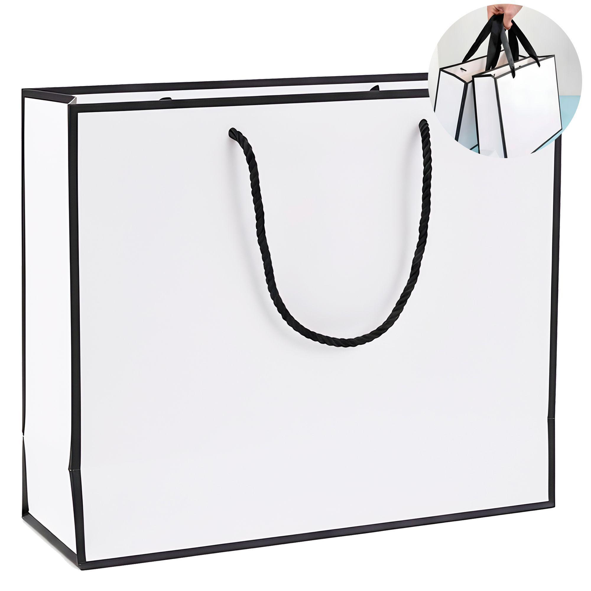 15 Bolsas Cartón Lujo Regalo Ecológicas Colores 43x32x14cm-0