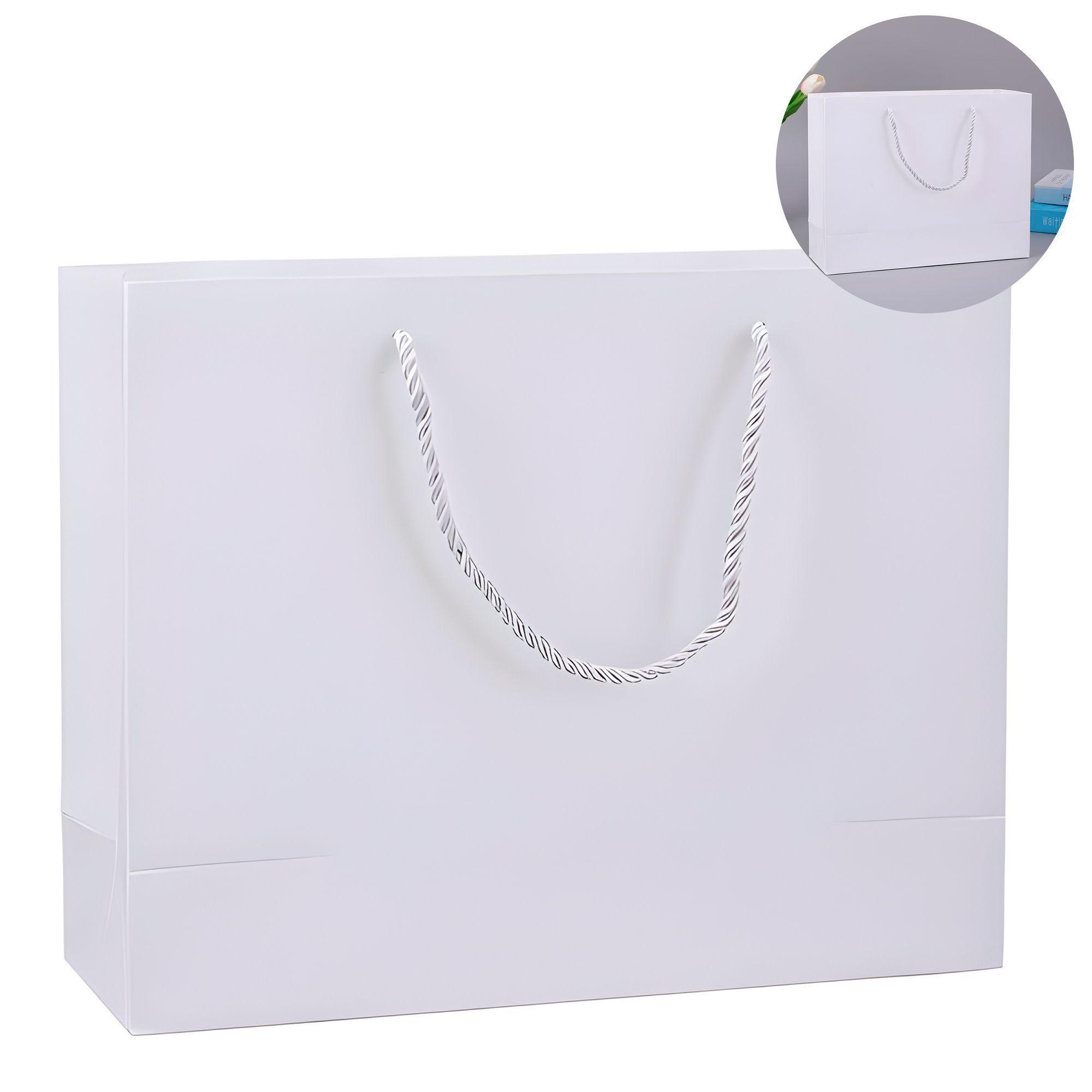15 Bolsas Cartón Lujo Regalo Ecológicas Colores 43x32x14cm-0