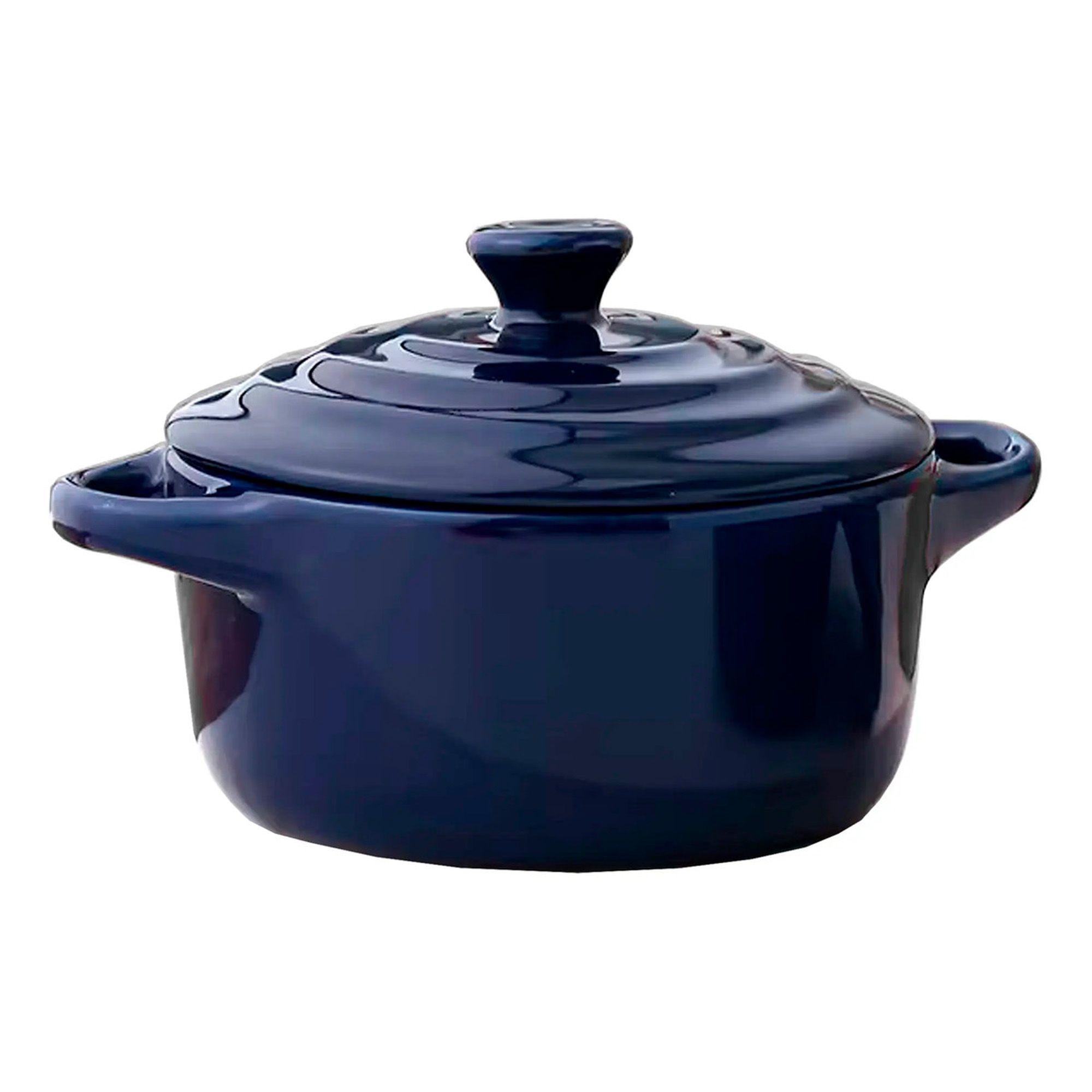Mini Cacerola Olla De Cerámica Cocotte Pocillo Horno 300ml X4-2