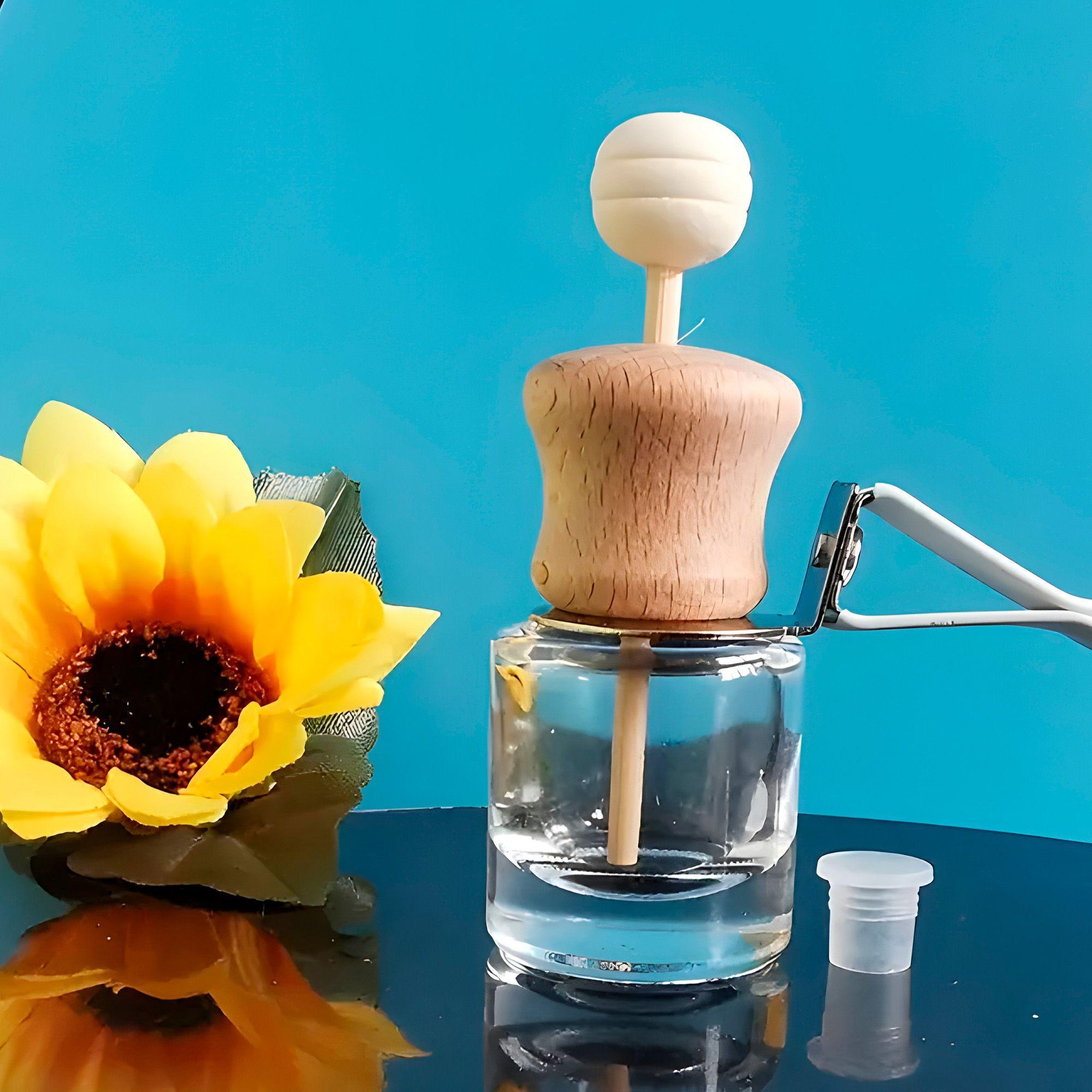 20 Frascos Difusores Auto Vidrio Aromatiza Aceite Esencial-4