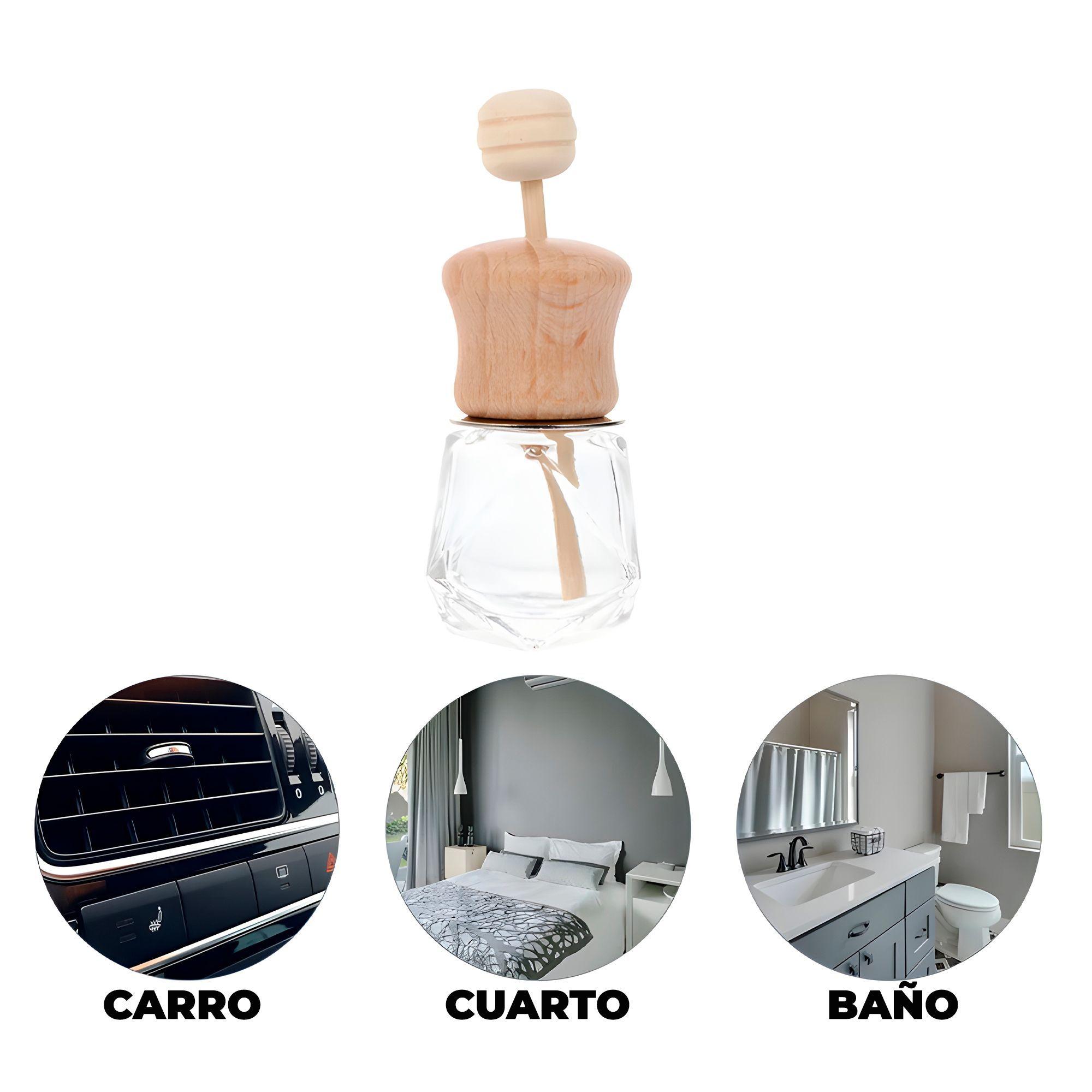 20 Frascos Difusores Auto Vidrio Aromatiza Aceite Esencial-5