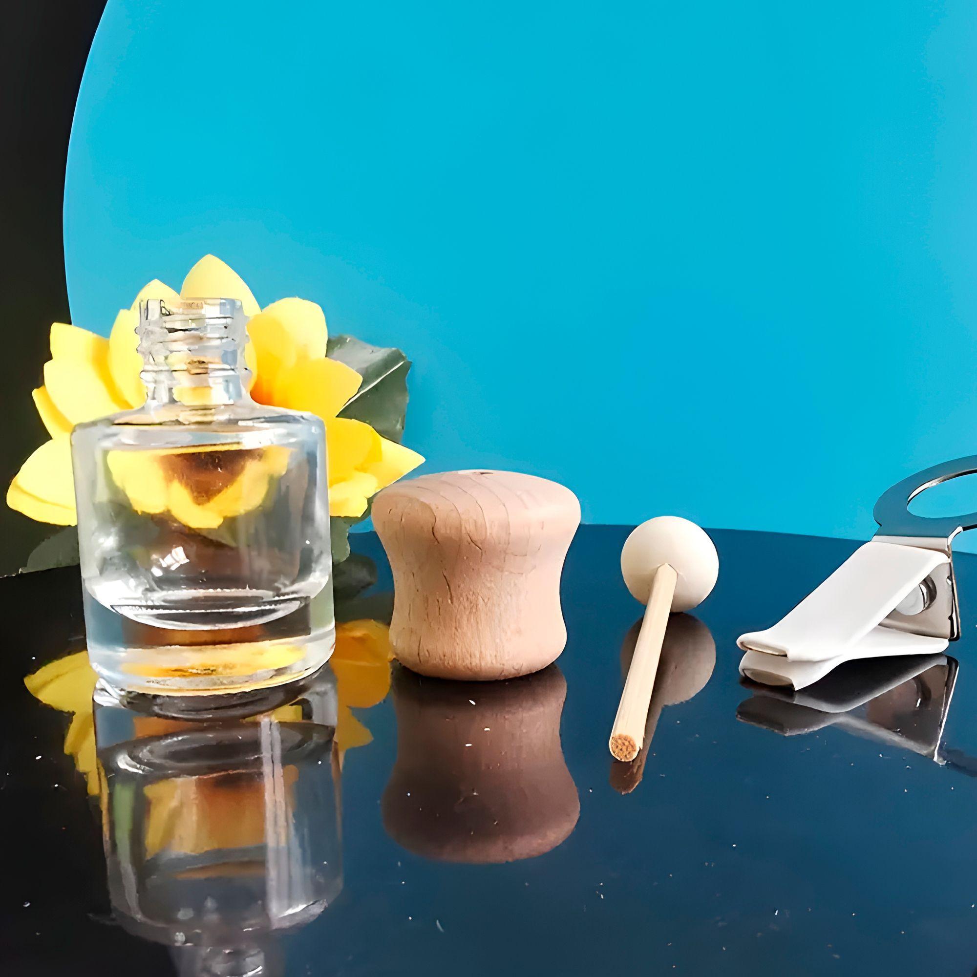 20 Frascos Difusores Auto Vidrio Aromatiza Aceite Esencial-9