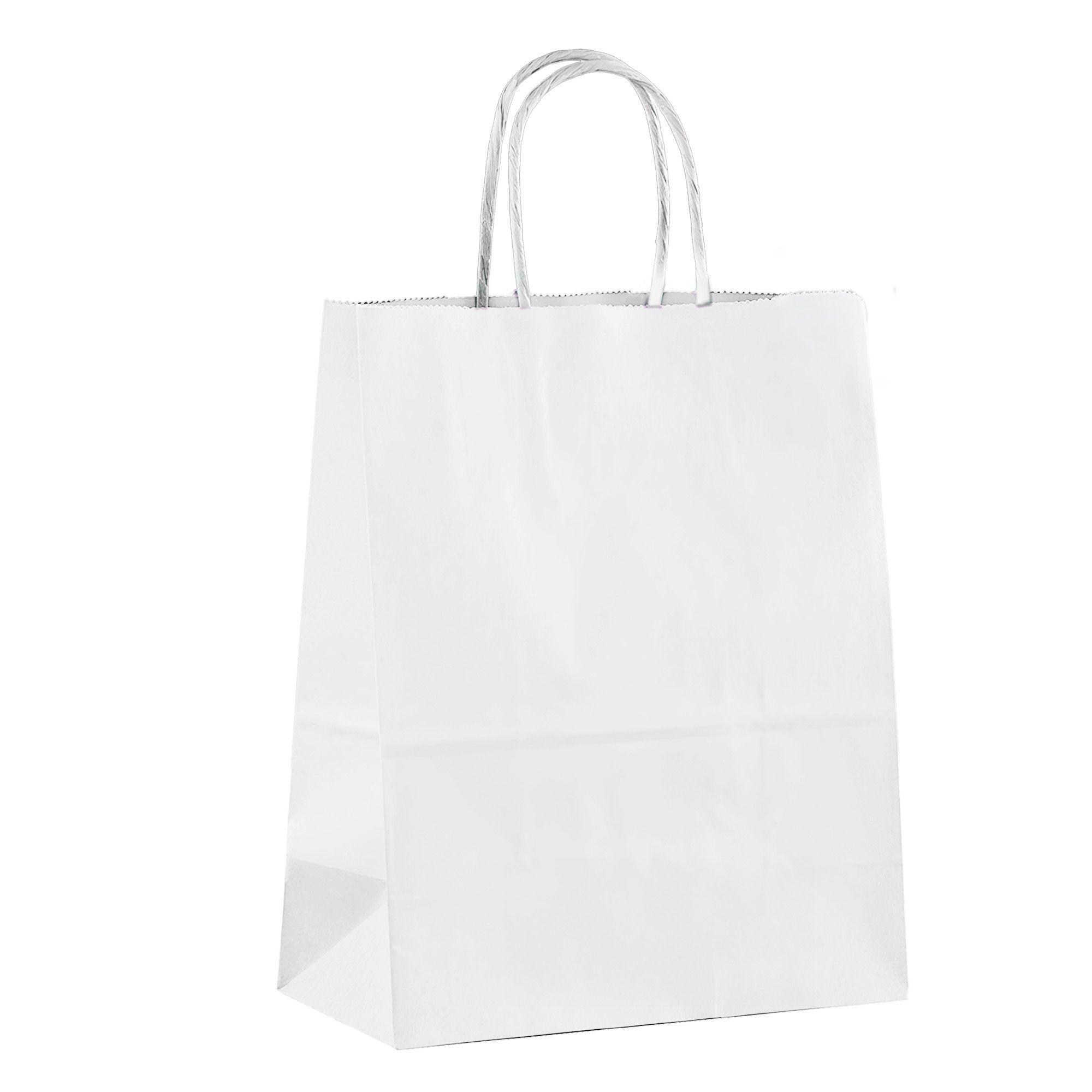 Bolsa Papel Kraft Ecologica Degradable 15x8x21 Cm Pack X100-0