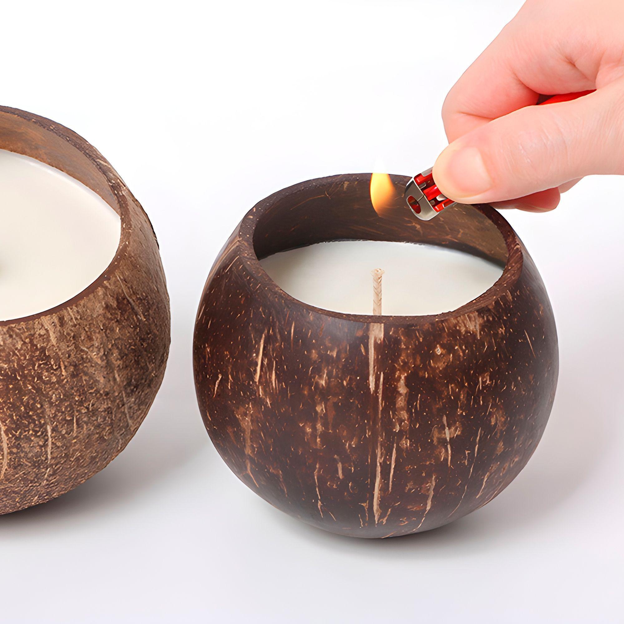 5 Cuencos Coco Cascara Velas Aroma Creativo Decoraci n 400ml-1