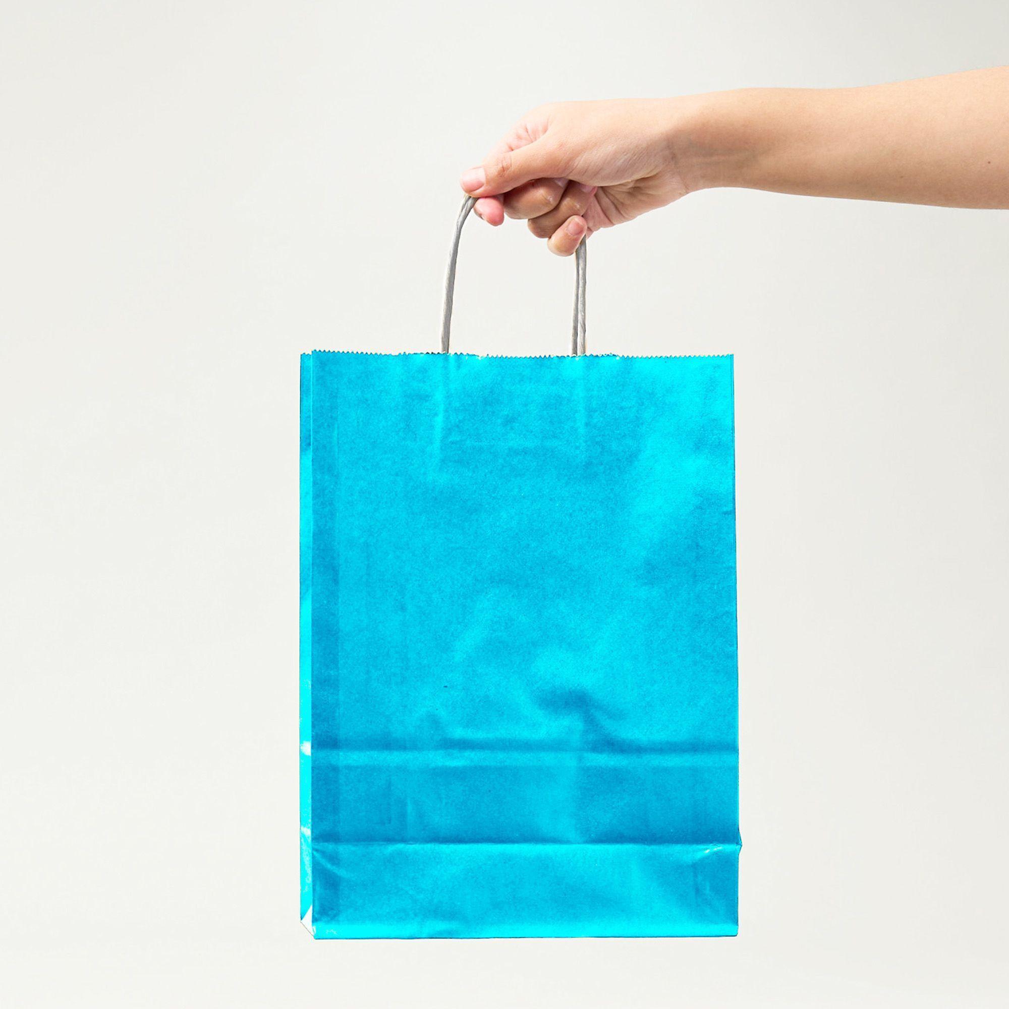 Bolsa Papel Kraft Ecologica Degradable 21x11x27 Cm Pack X60-3