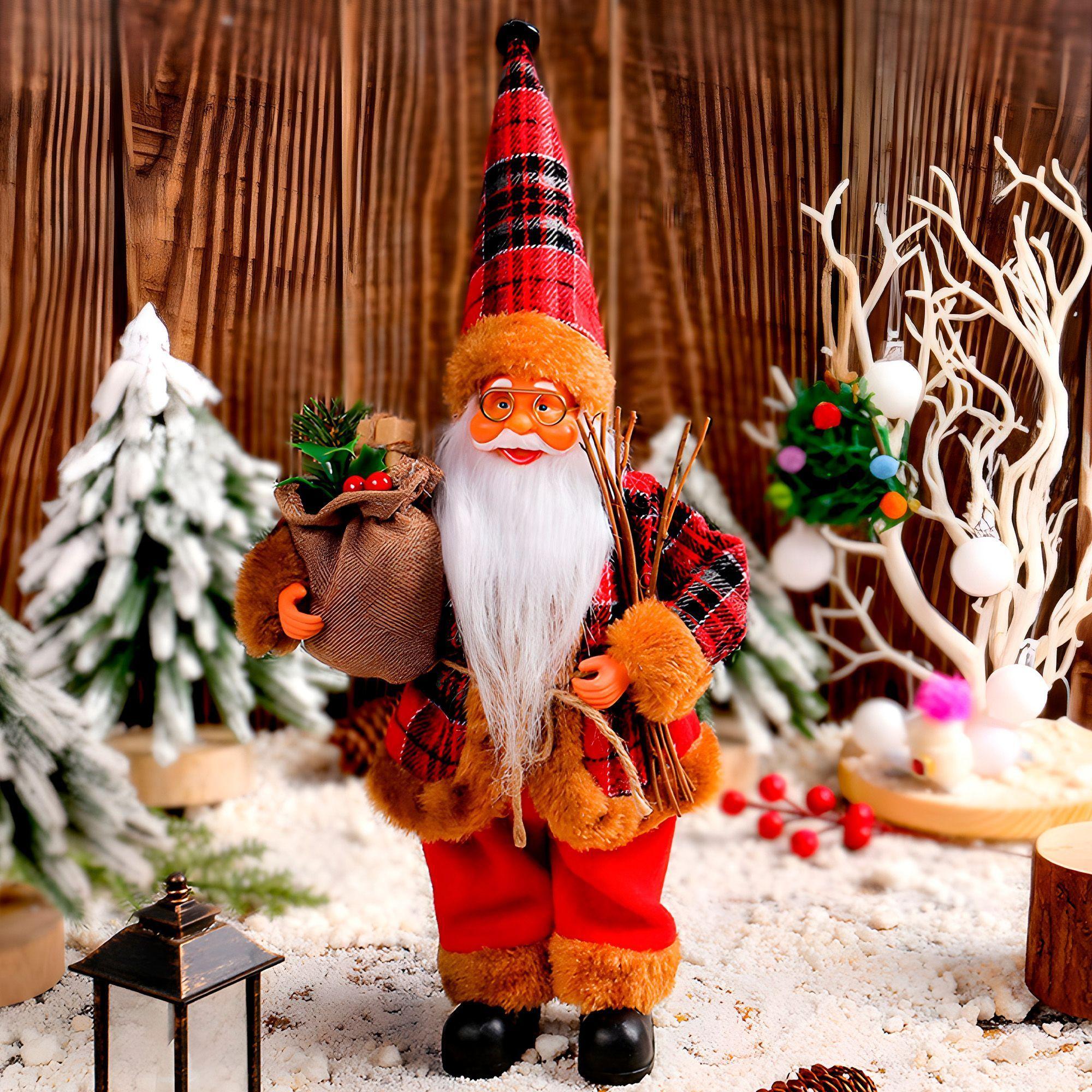 Viejito Pascuero Mono Muñeco Navideño De Decoracion Adorno-2
