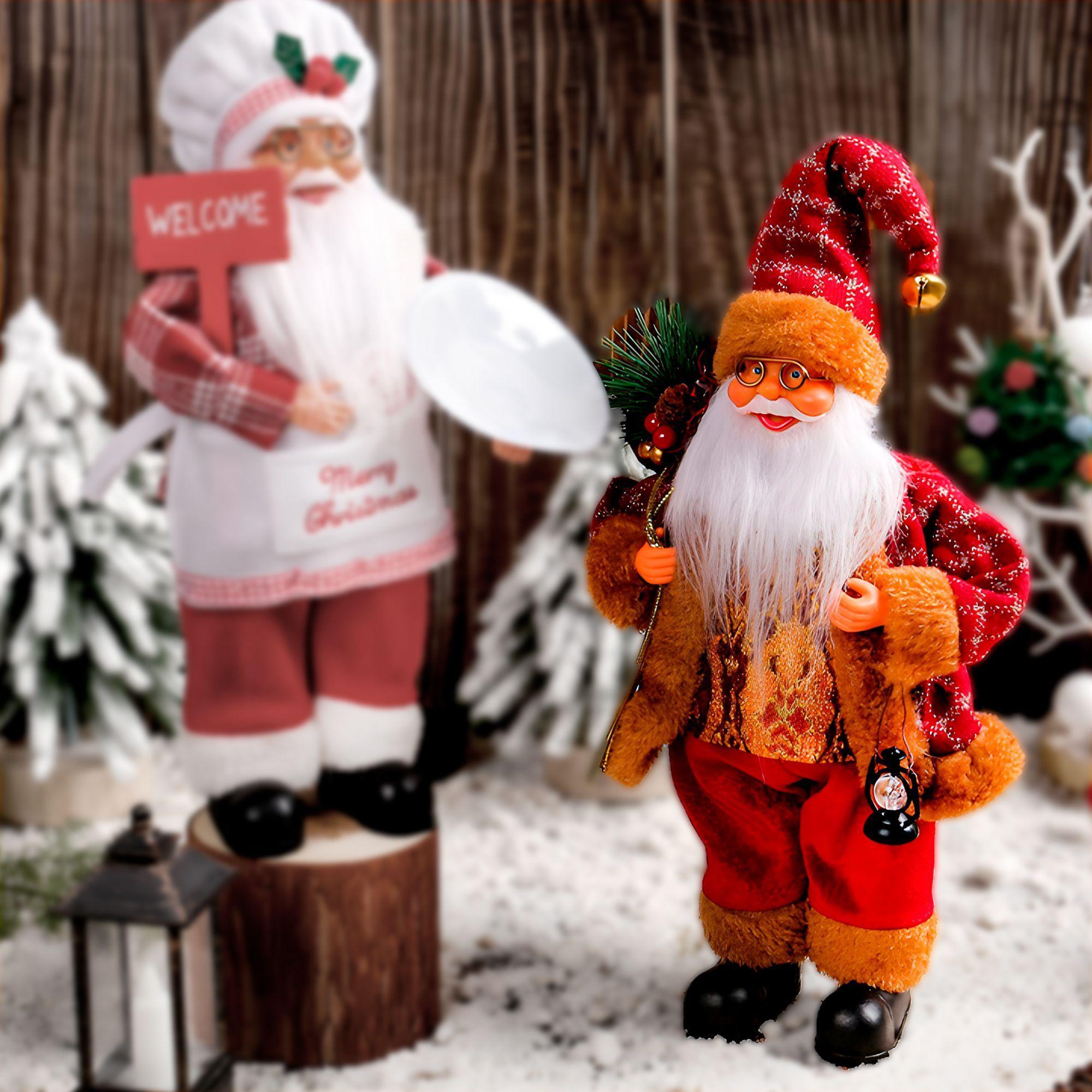 Viejito Pascuero Mono Muñeco Navideño De Decoracion Adorno-3