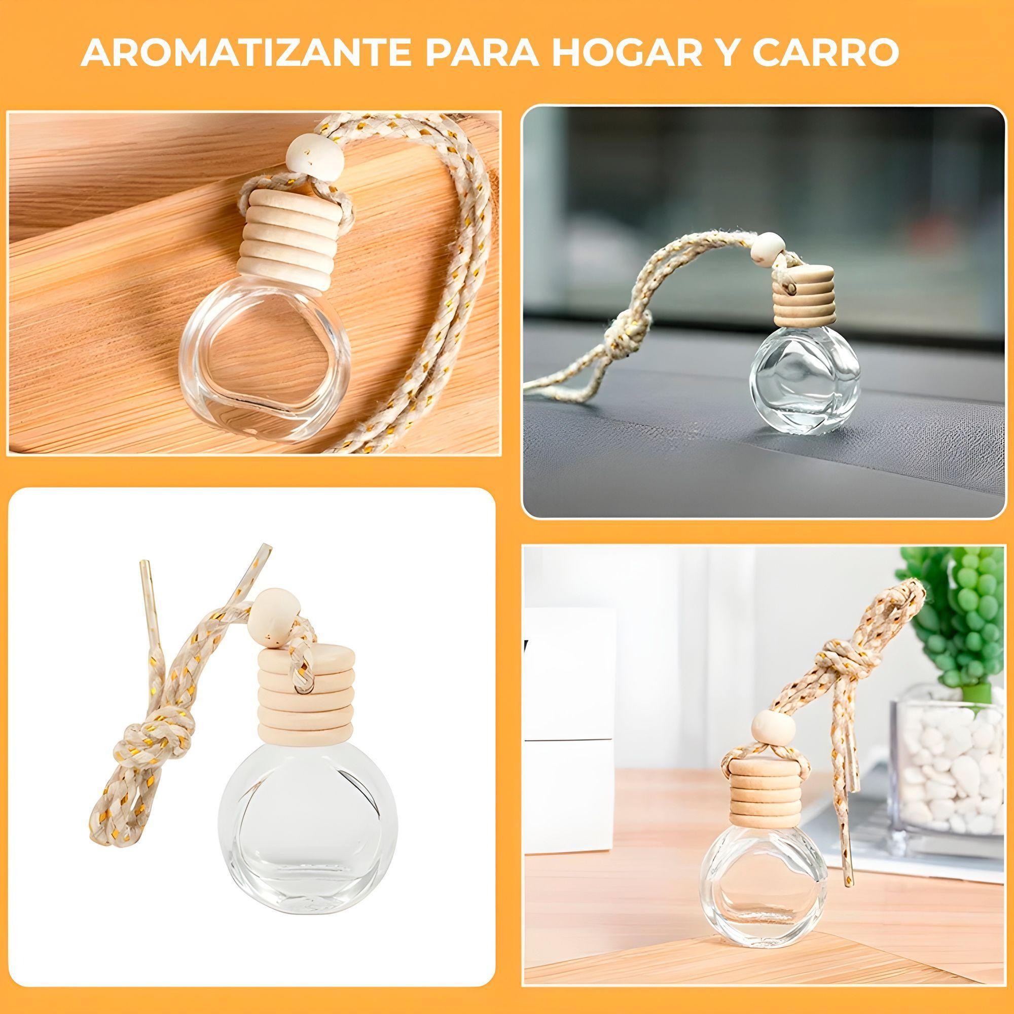 20 Frascos Difusores Auto Aromatizantes Circular Aceite 8ml-4